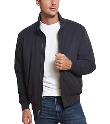 Weatherproof Tailored Fit Microfiber Fleece Lined Bomber Jacket