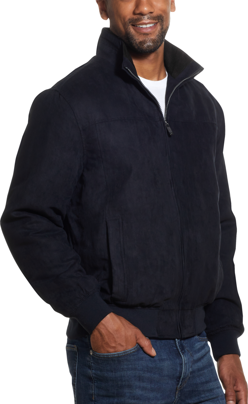 Men's Weatherproof Tailored Fit Bomber Jacket at Jos. A. Bank, Black, Size Small - Outerwear