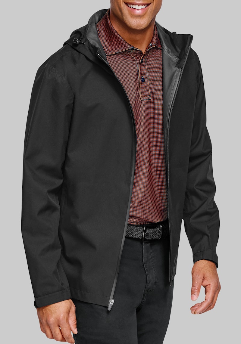 Men's Johnston & Murphy XC4® Waterproof Full-Zip Jacket at Jos. A. Bank, Black, Size XX Large - Outerwear