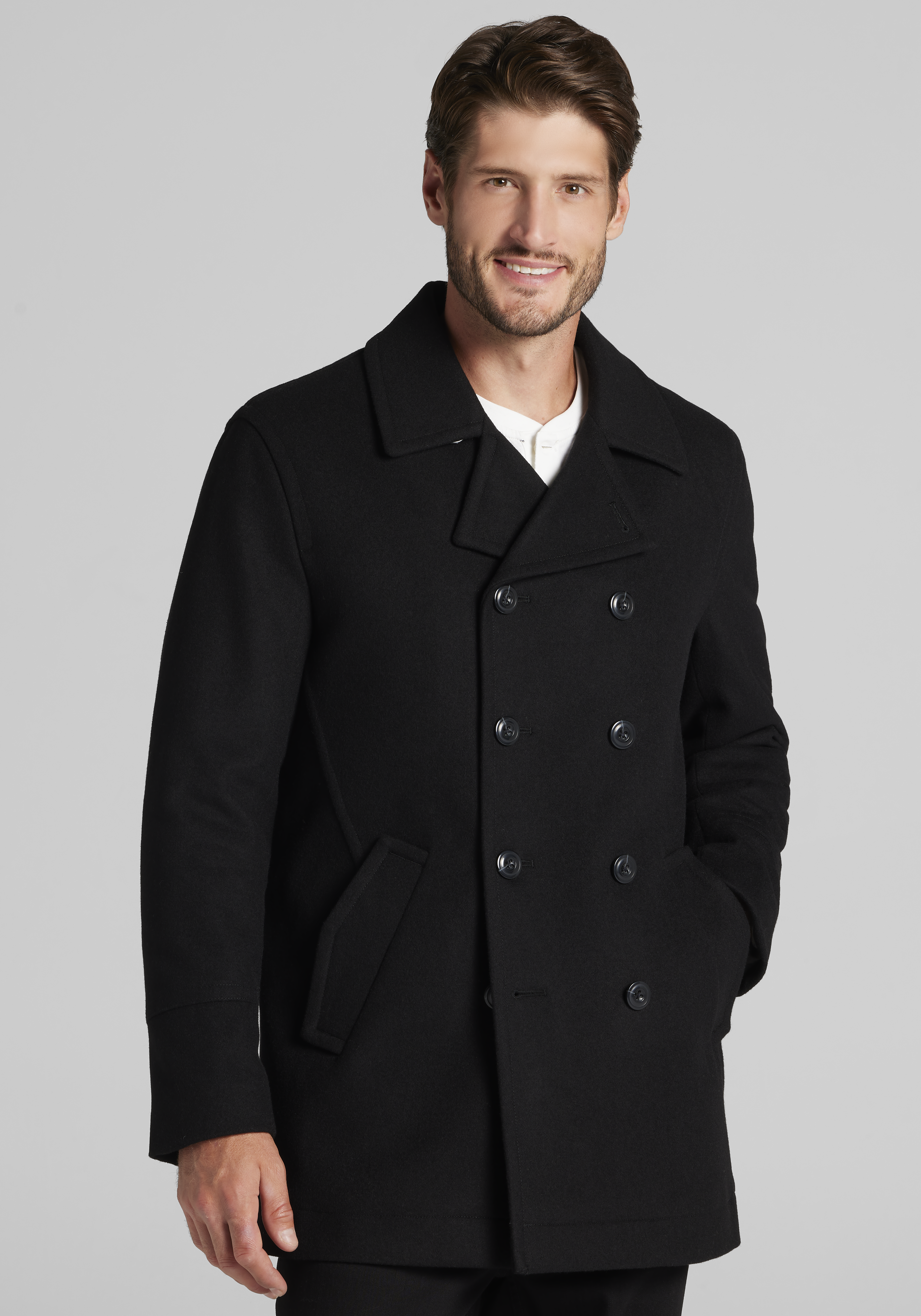 Jos. A. Bank Tailored Fit Classic Peacoat - Big & Tall CLEARANCE