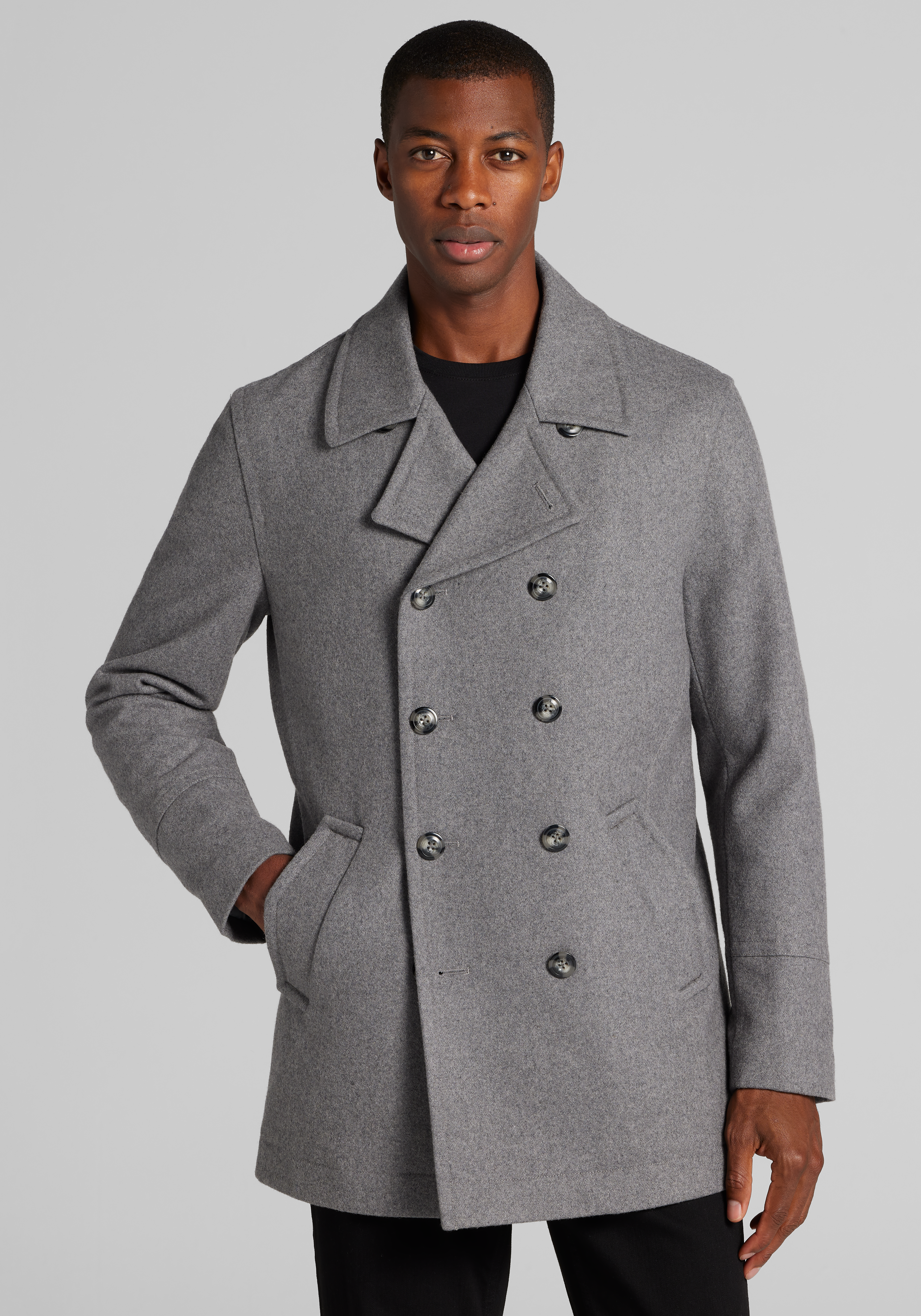 Jos. A. Bank Tailored Fit Classic Peacoat - Big & Tall CLEARANCE