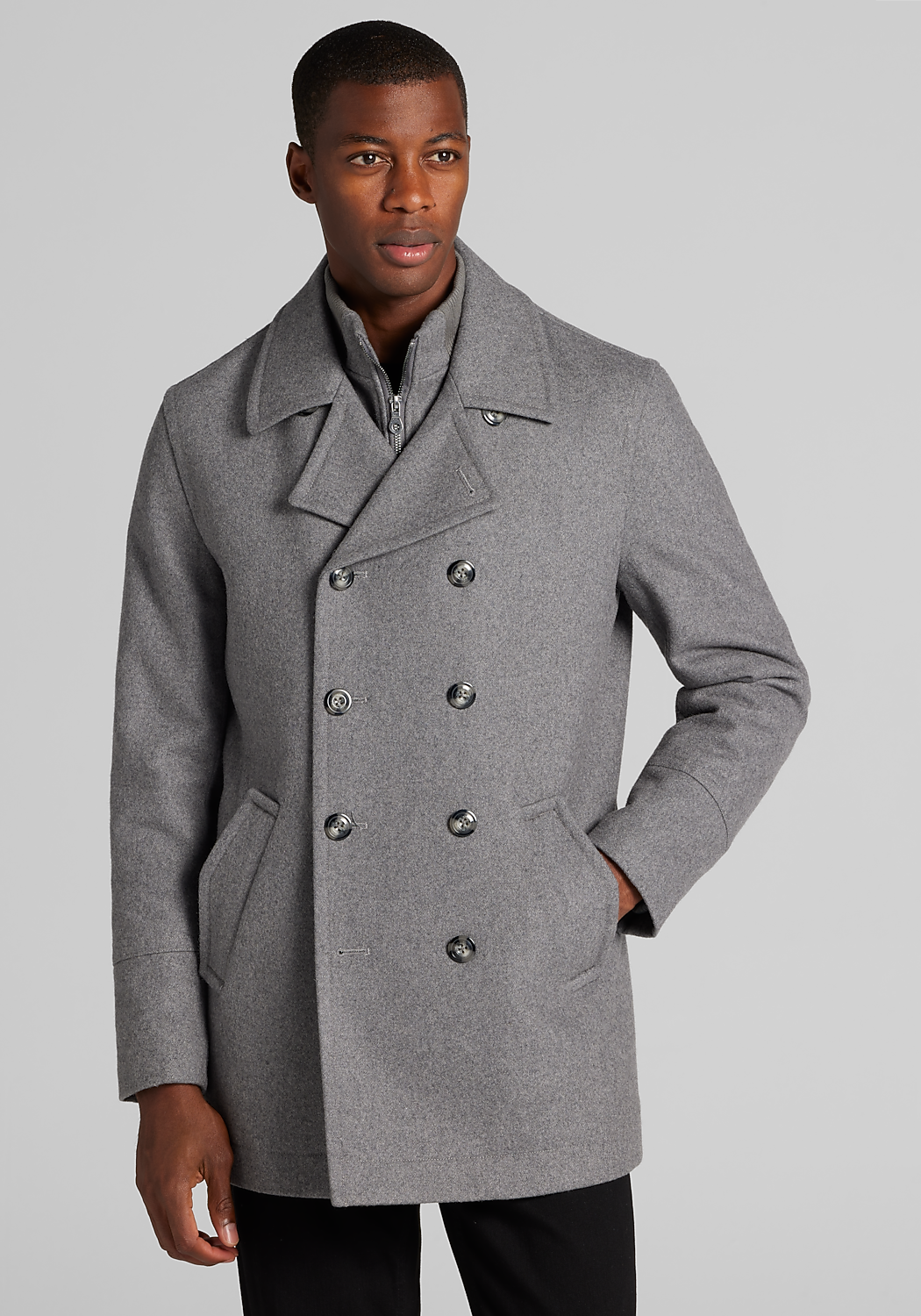 Jos. A. Bank Tailored Fit Classic Peacoat