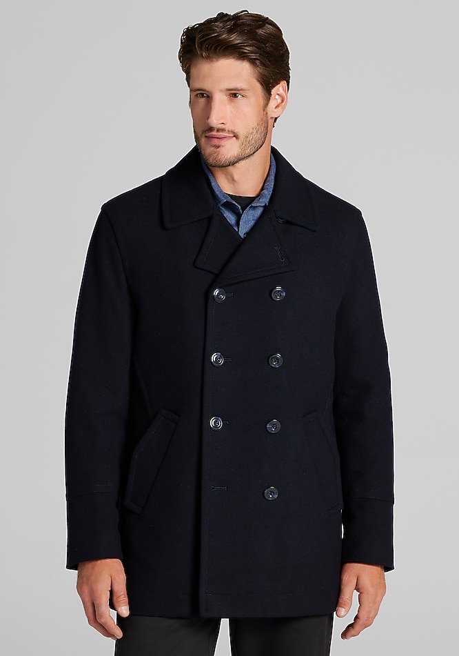 Jos. A. Bank Tailored Fit Classic Peacoat - Big & Tall CLEARANCE
