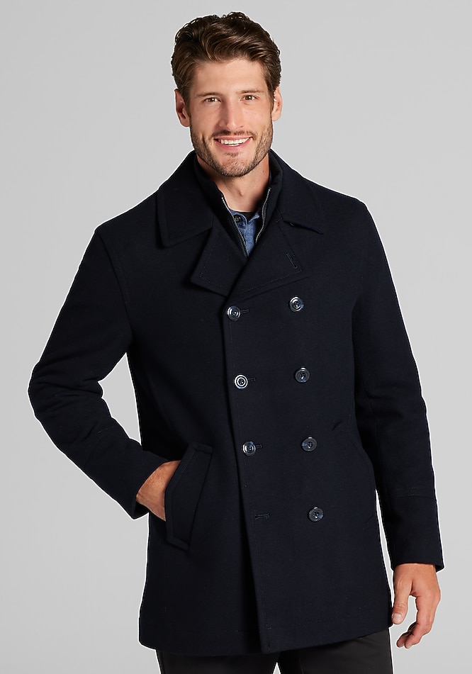 Jos. A. Bank Tailored Fit Classic Peacoat - Big & Tall CLEARANCE