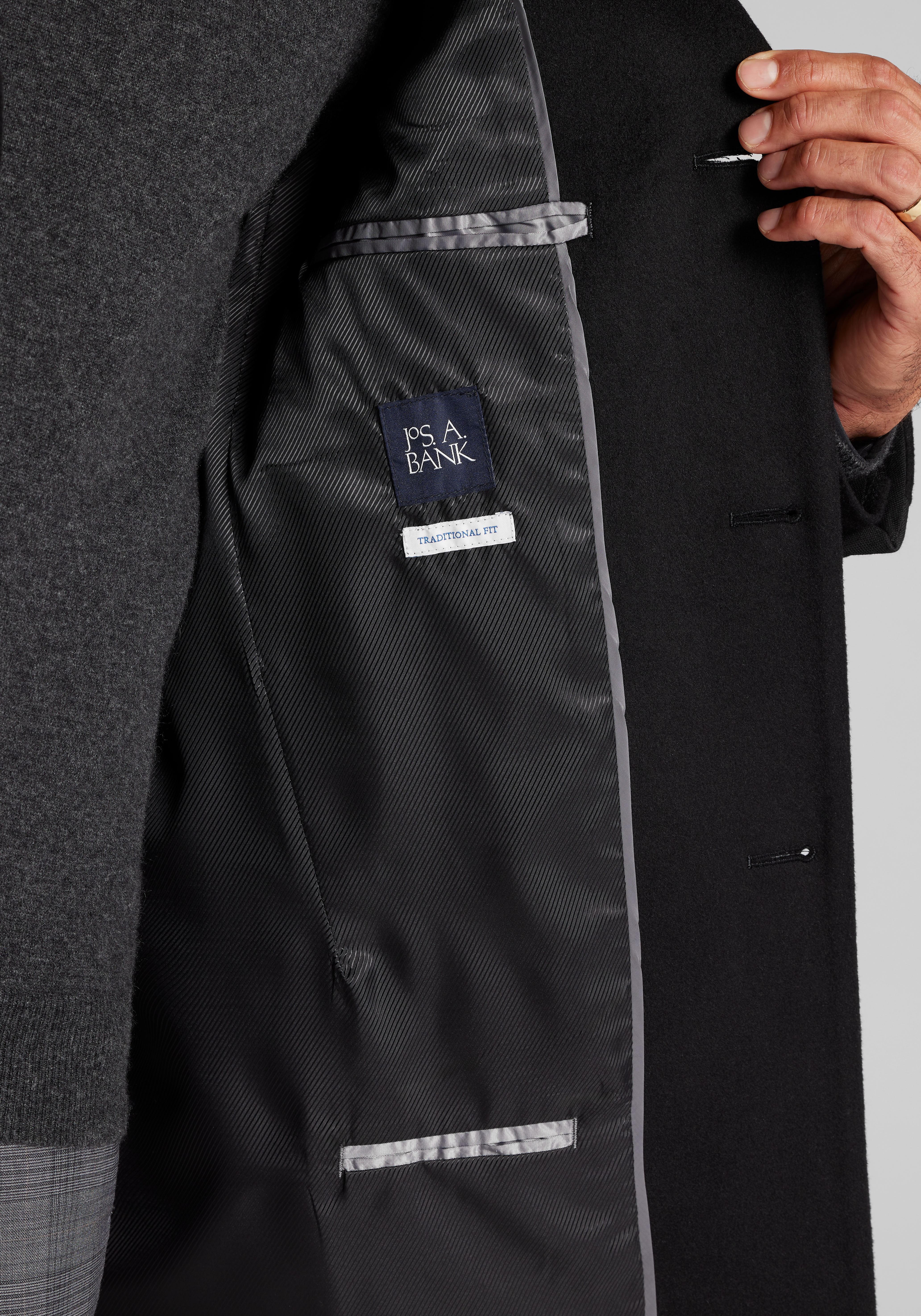 Jos. A. Bank Traditional Fit Topcoat - Big & Tall CLEARANCE