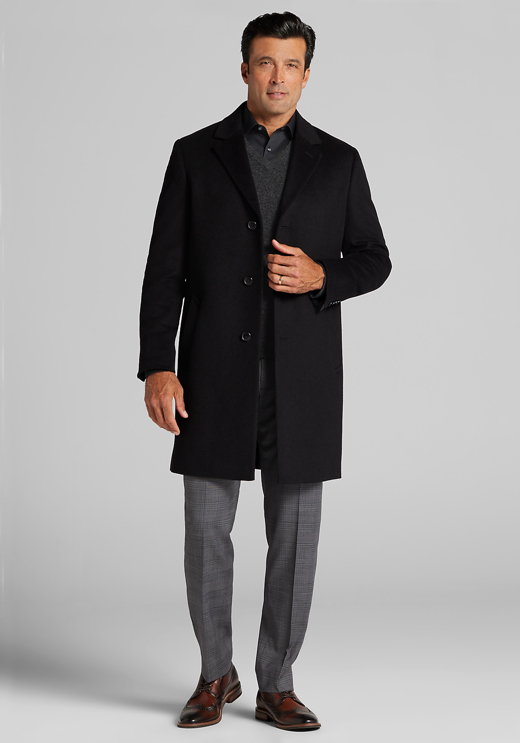 Jos. A. Bank Traditional Fit Topcoat - Big & Tall CLEARANCE