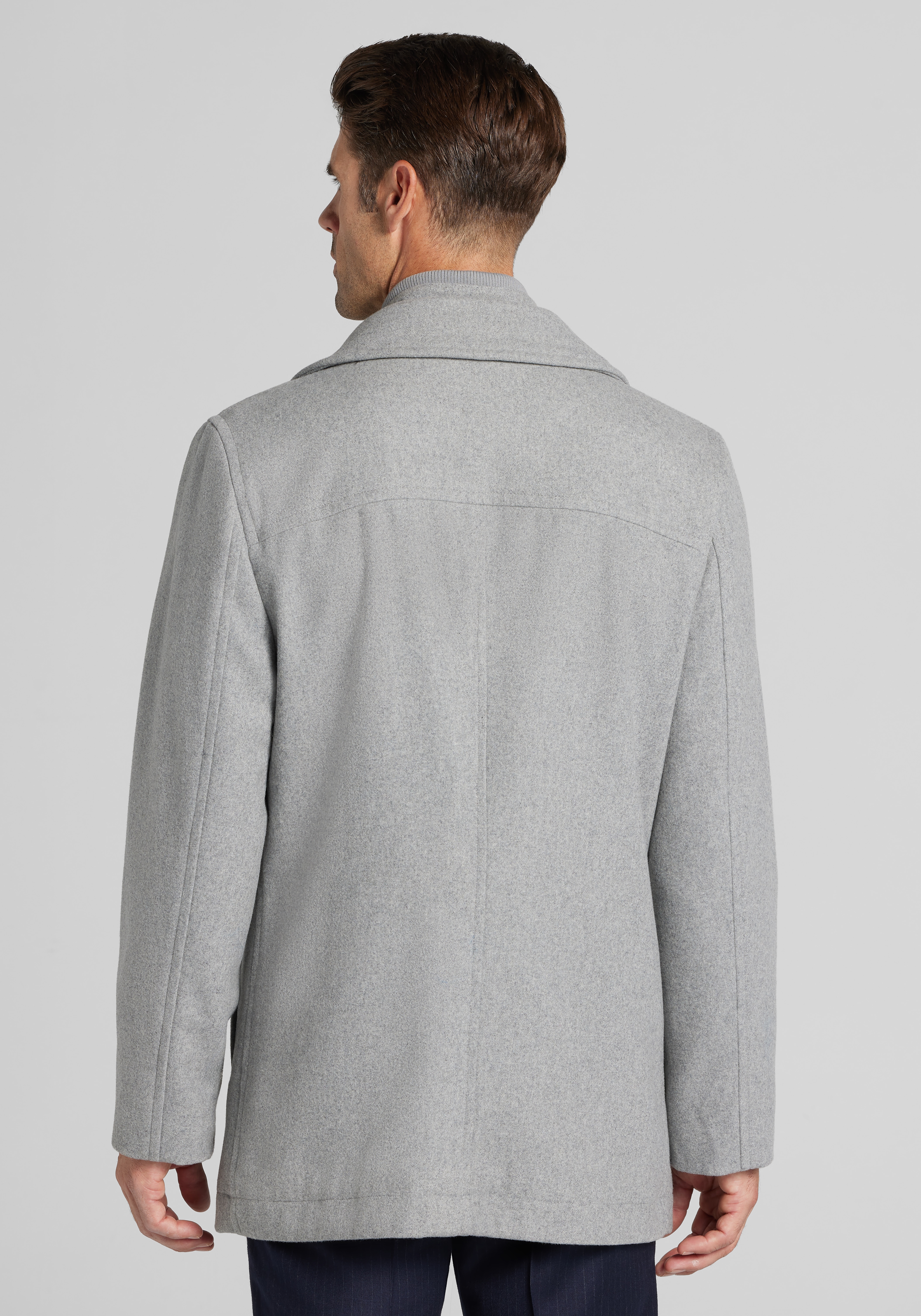 Jos. A. Bank Tailored Fit Bib Front Car Coat
