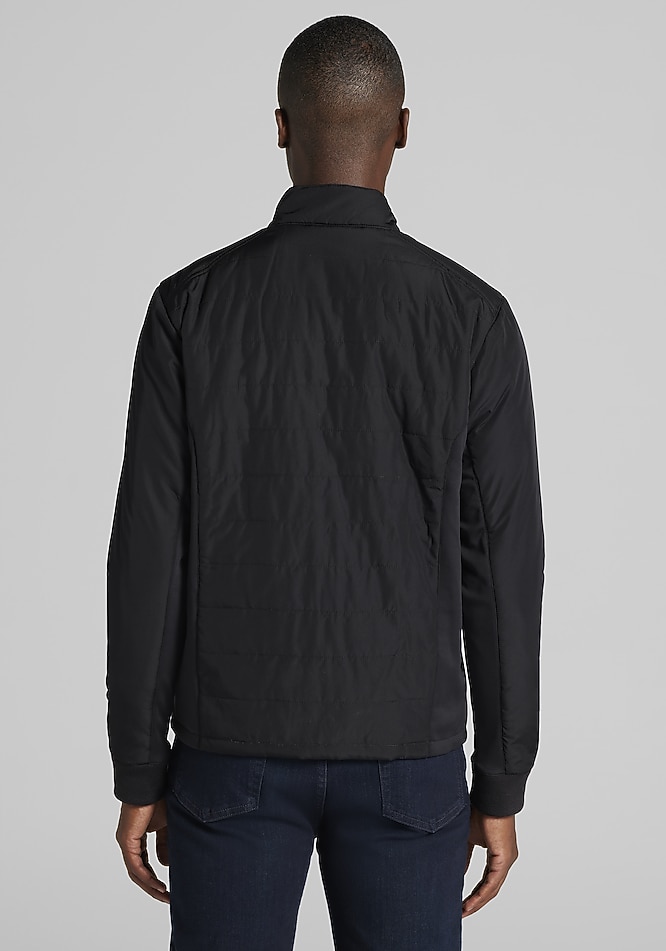 Traveler® Collection Tailored Fit Mixed Media Soft Shell Jacket