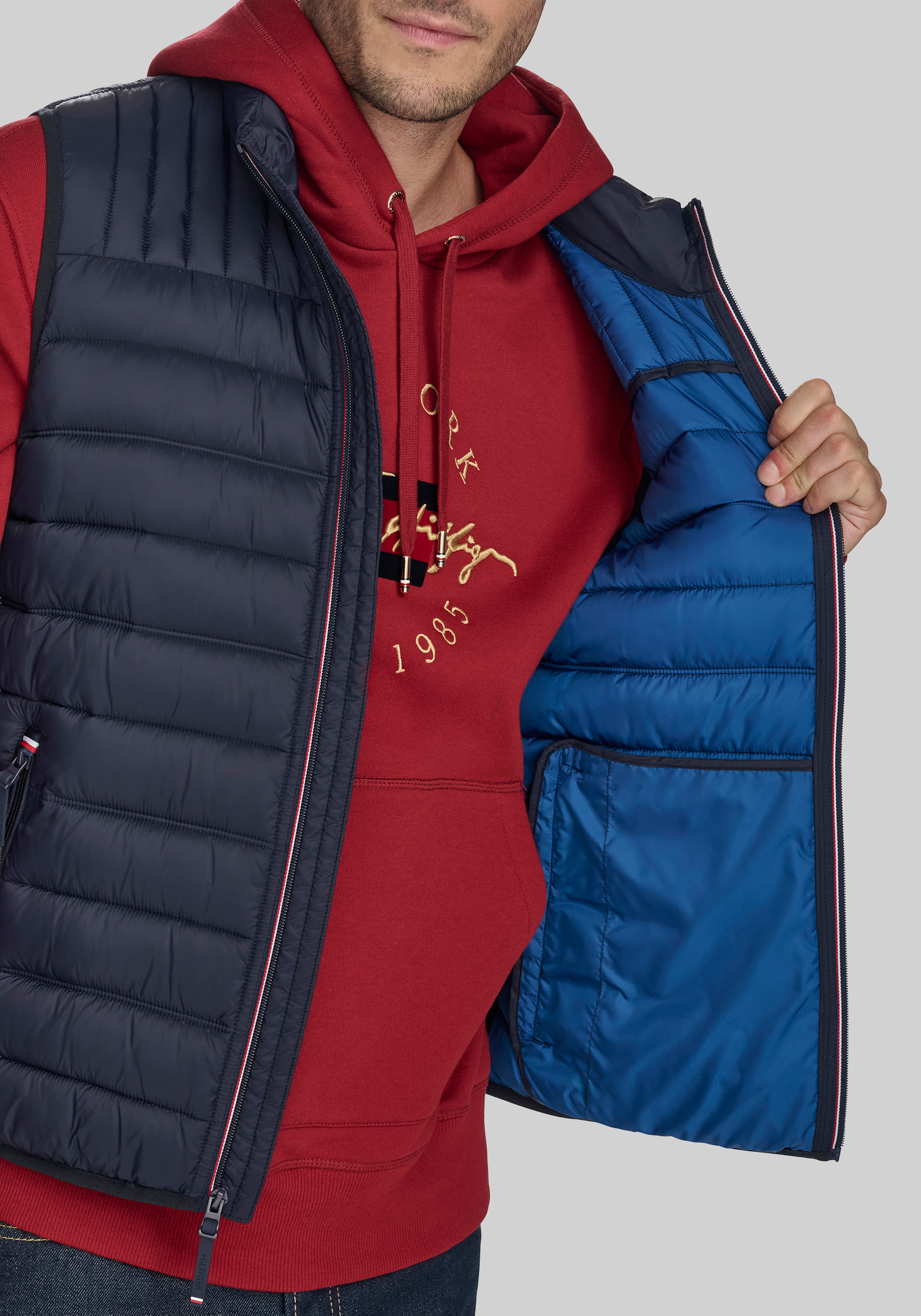 Tommy Hilfiger Traditional Fit Quilted Vest