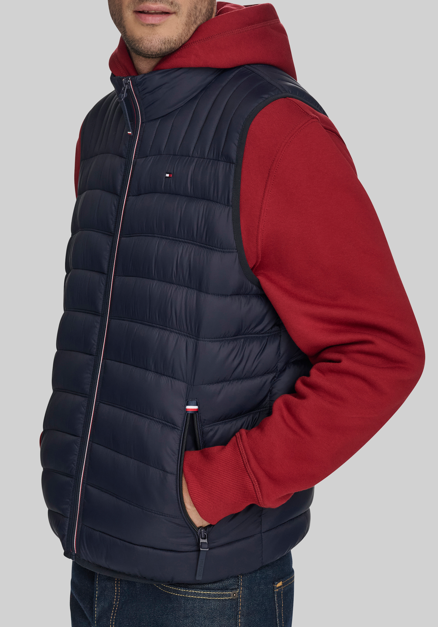 Tommy Hilfiger Traditional Fit Quilted Vest