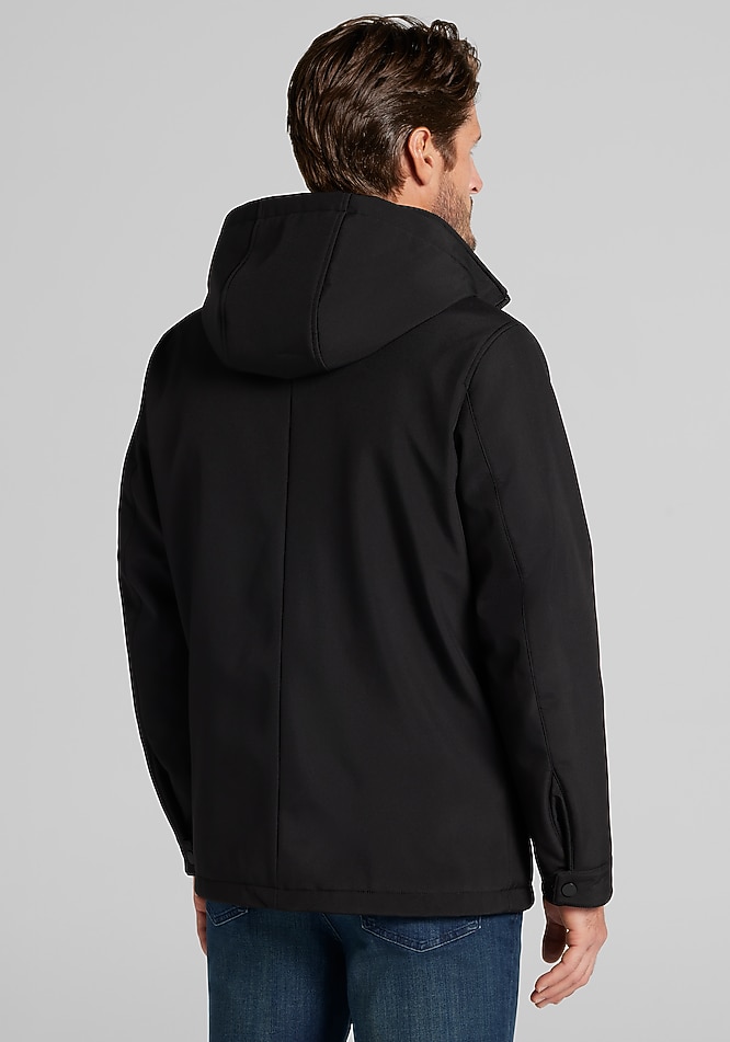 Traveler® Collection Tailored Fit Soft Shell Hooded Jacket - Big