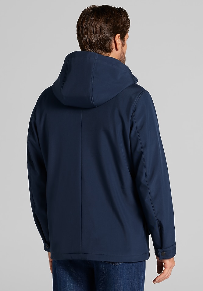 Traveler® Collection Tailored Fit Soft Shell Hooded Jacket