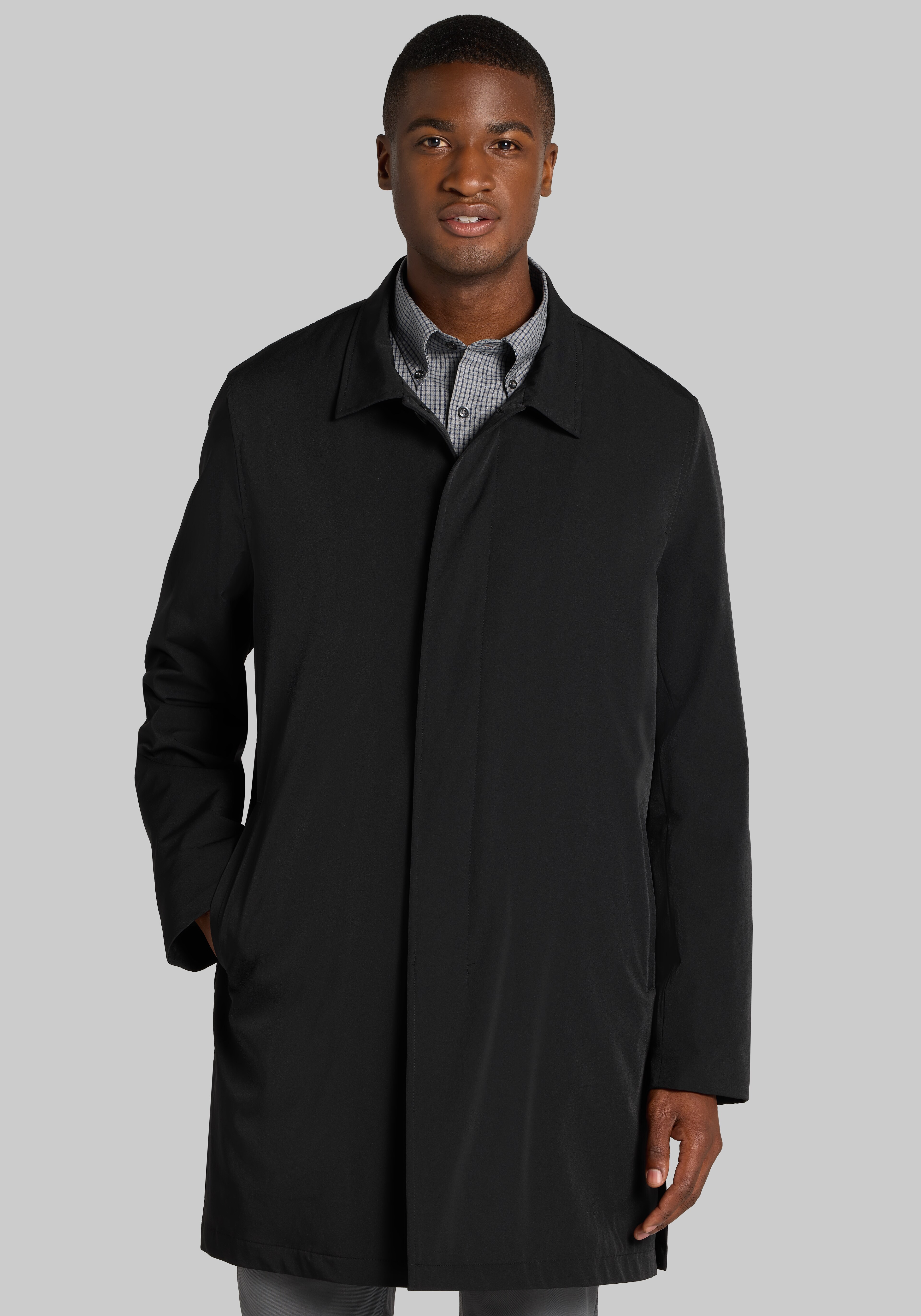 Traveler Collection® Tailored Fit Stretch Rain Coat
