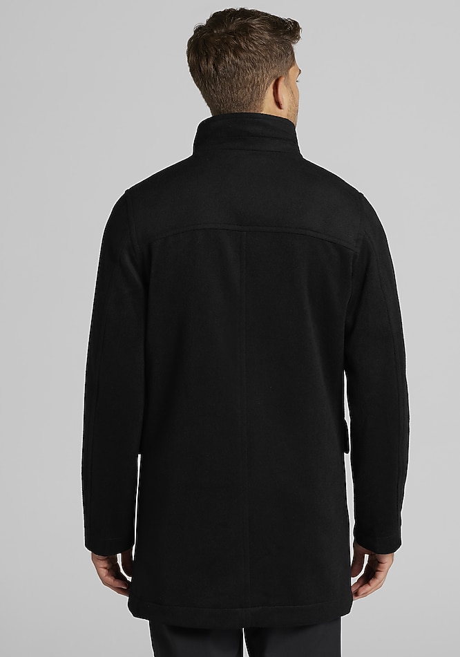 Jos. A. Bank Tailored Fit Melton Car Coat CLEARANCE - Wool Coats