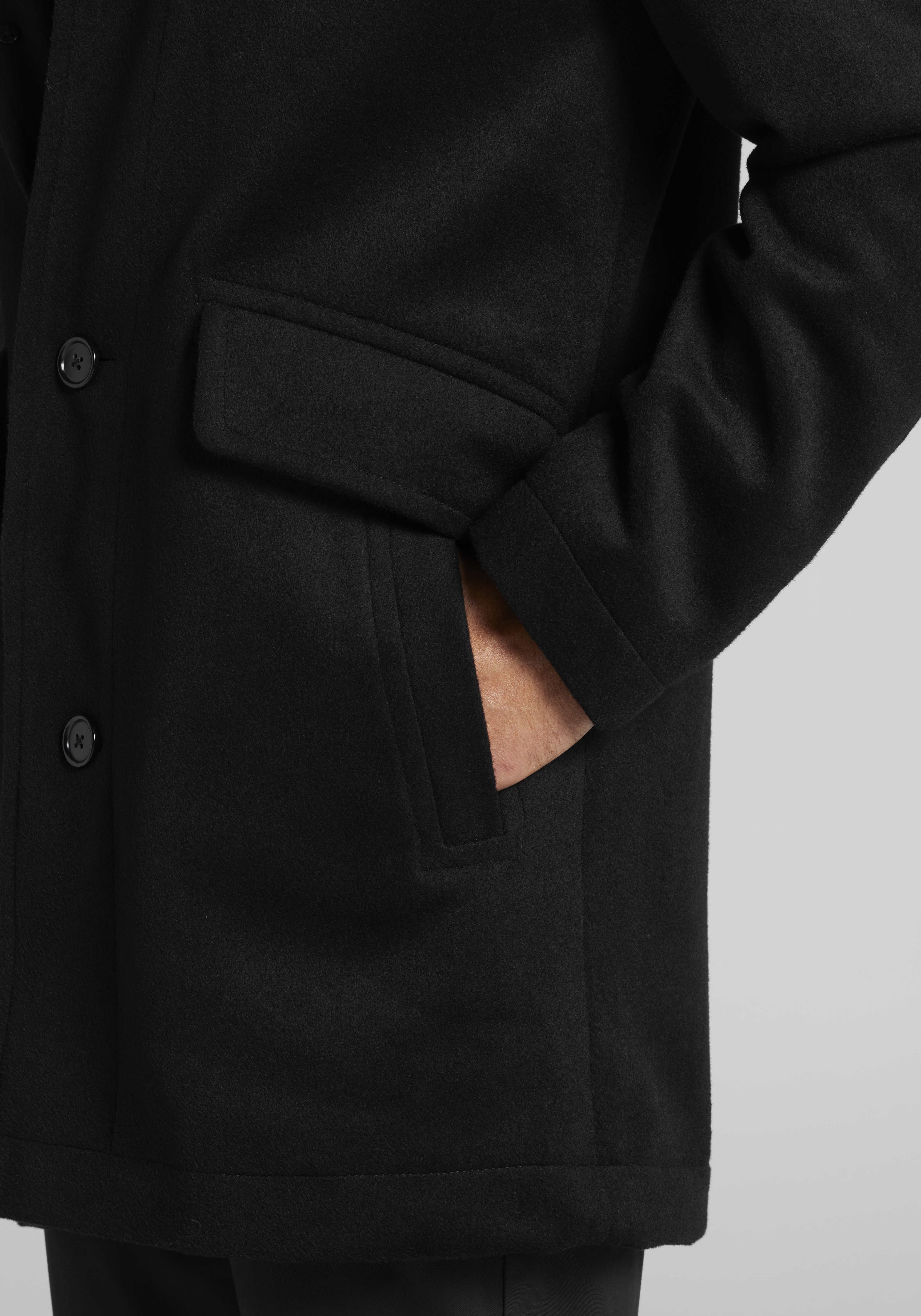 Jos. A. Bank Tailored Fit Melton Carcoat - Big & Tall CLEARANCE