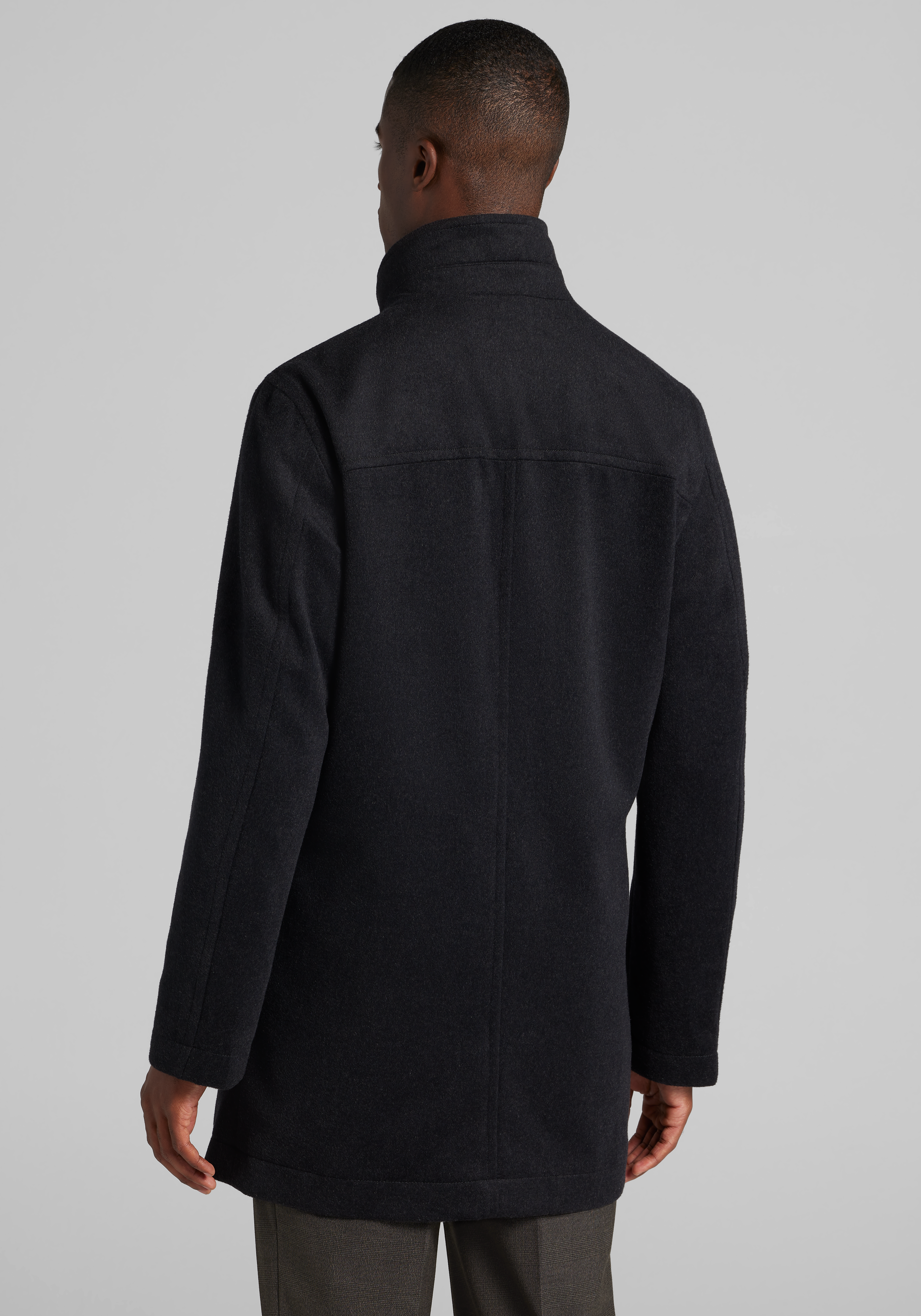 Jos. A. Bank Tailored Fit Melton Car Coat CLEARANCE