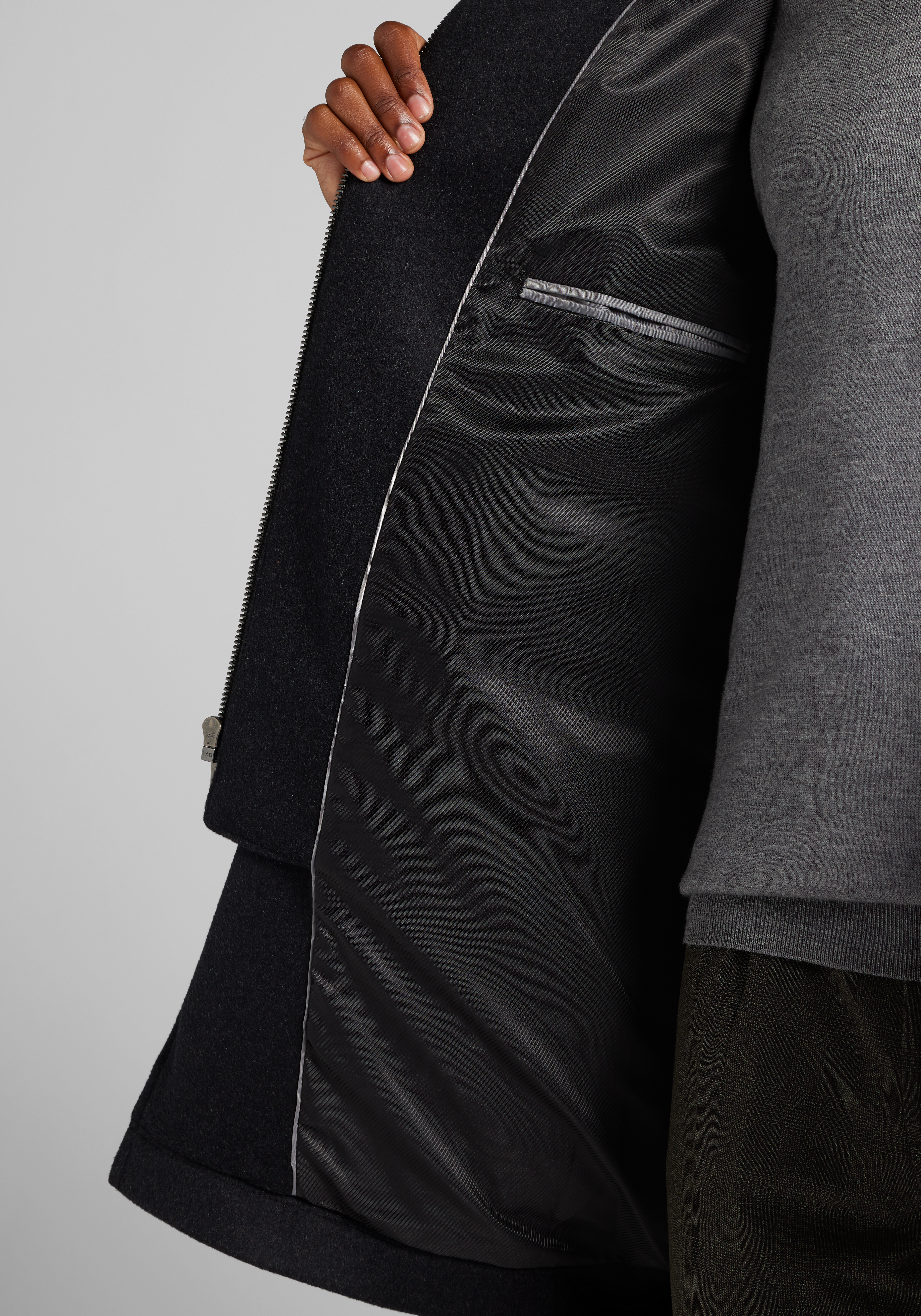 Jos. A. Bank Tailored Fit Melton Car Coat CLEARANCE