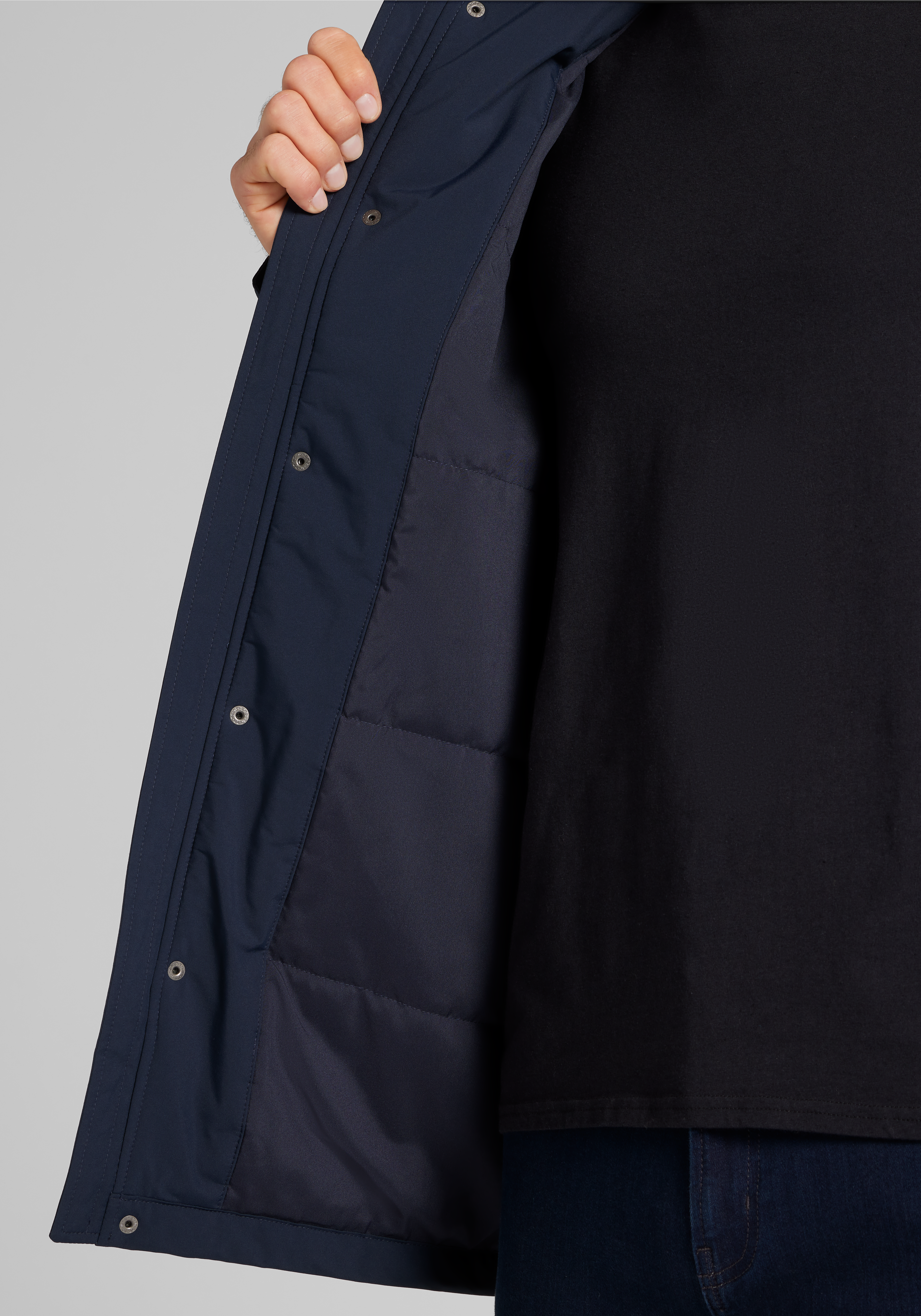 Jos. A. Bank Tailored Fit Lightweight Fill Car Coat - Big & Tall CLEARANCE