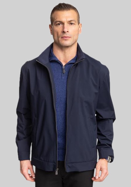 Men's Outerwear, Hart Schaffner Marx Ryan Lightweight Bomber - Jos A Bank