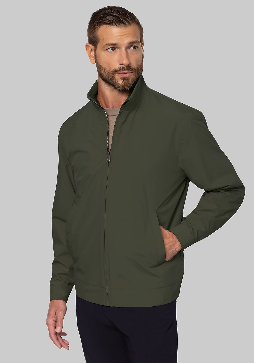 Hart Schaffner Marx Ryan Lightweight Bomber