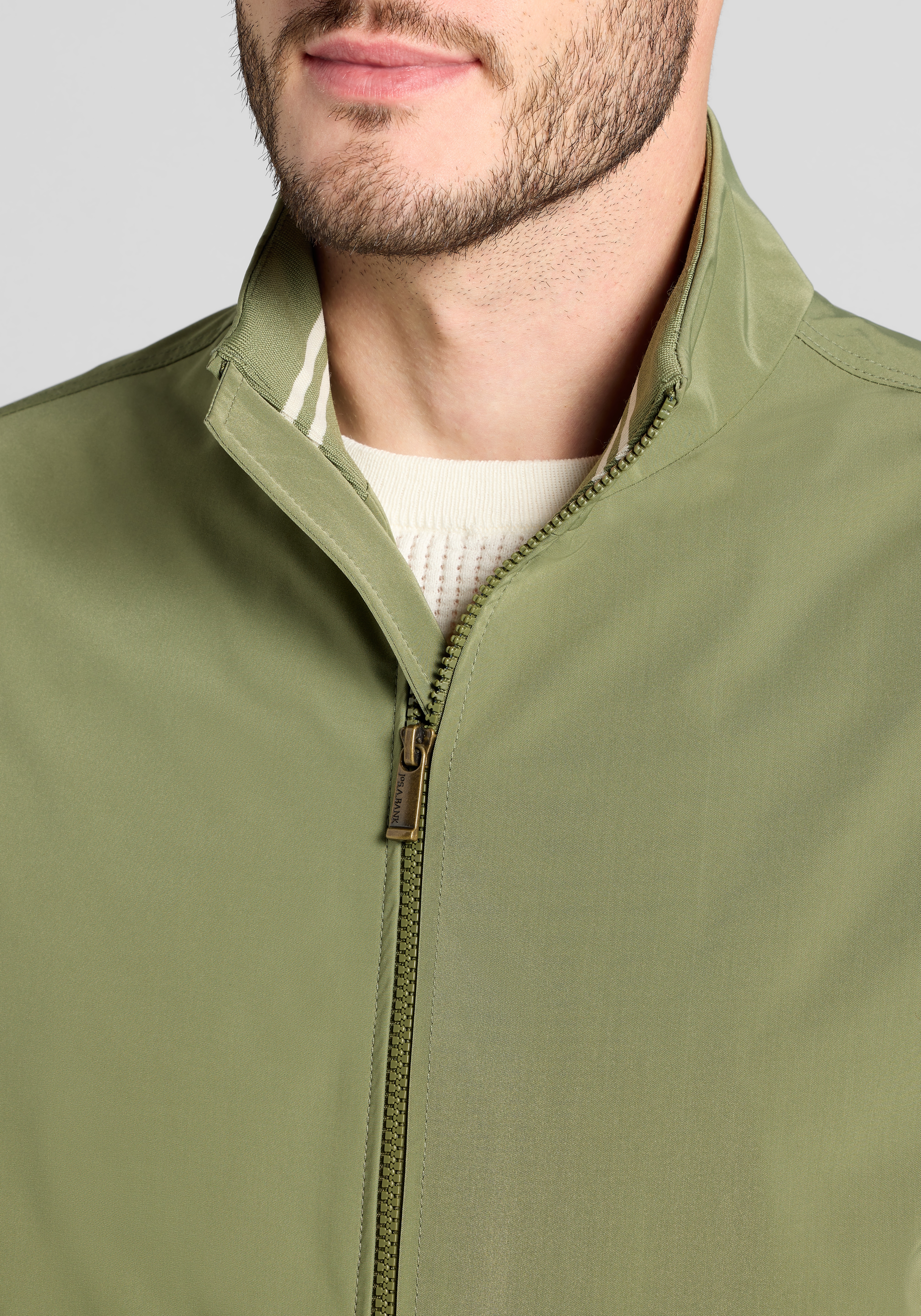 Jos. A. Bank Tailored Fit Baseball Bomber Jacket - Big & Tall CLEARANCE
