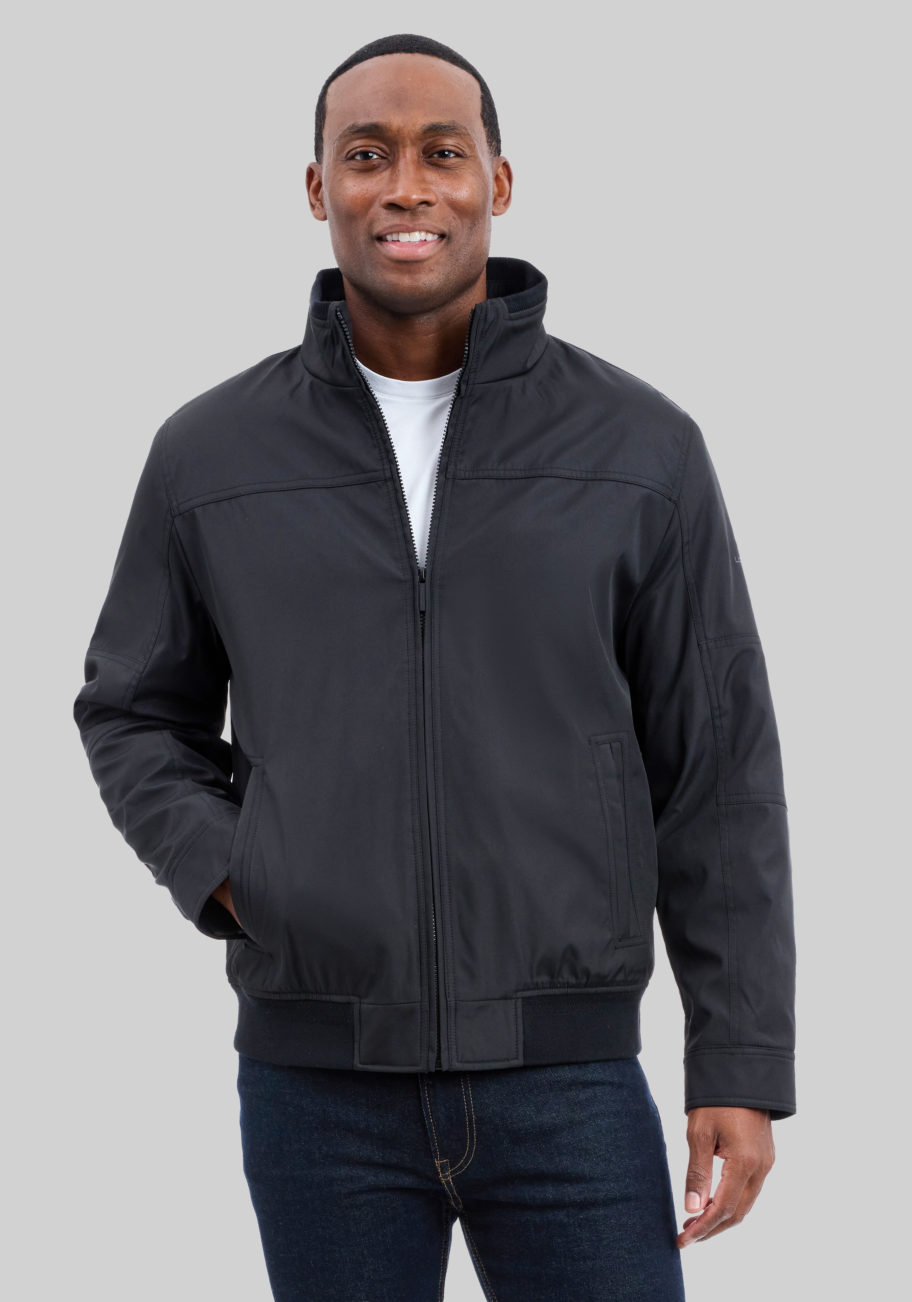 London Fog Tailored Fit Sherpa Lined Hipster Jacket