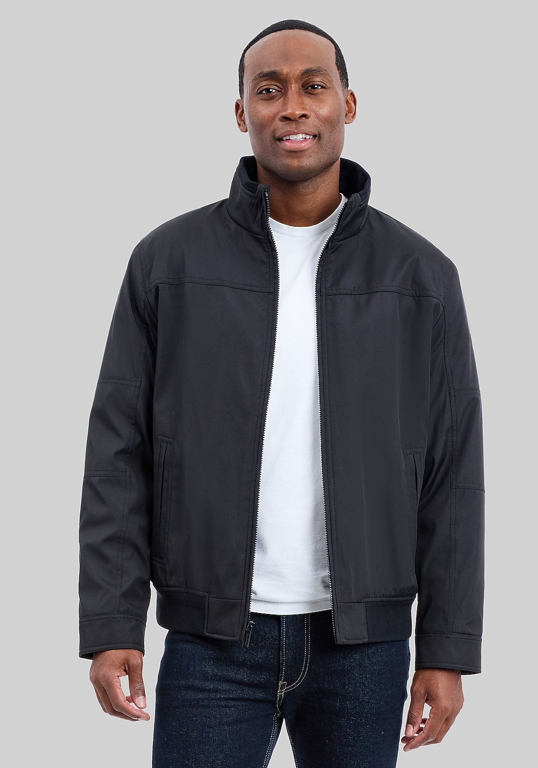 London Fog Tailored Fit Sherpa Lined Hipster Jacket