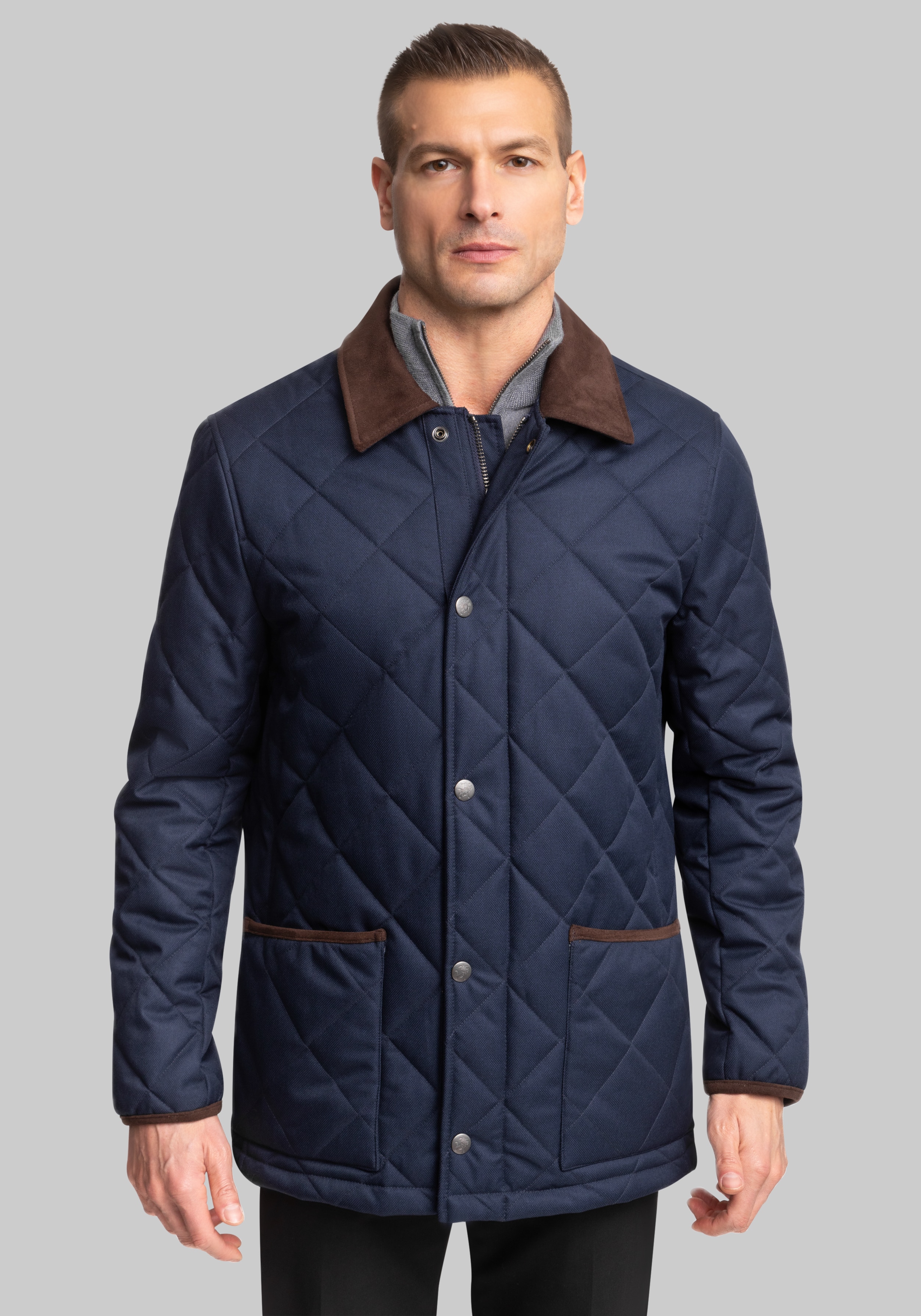 Men's Outerwear, Hart Schaffner Marx Erikson Insulated Jacket - Jos A Bank