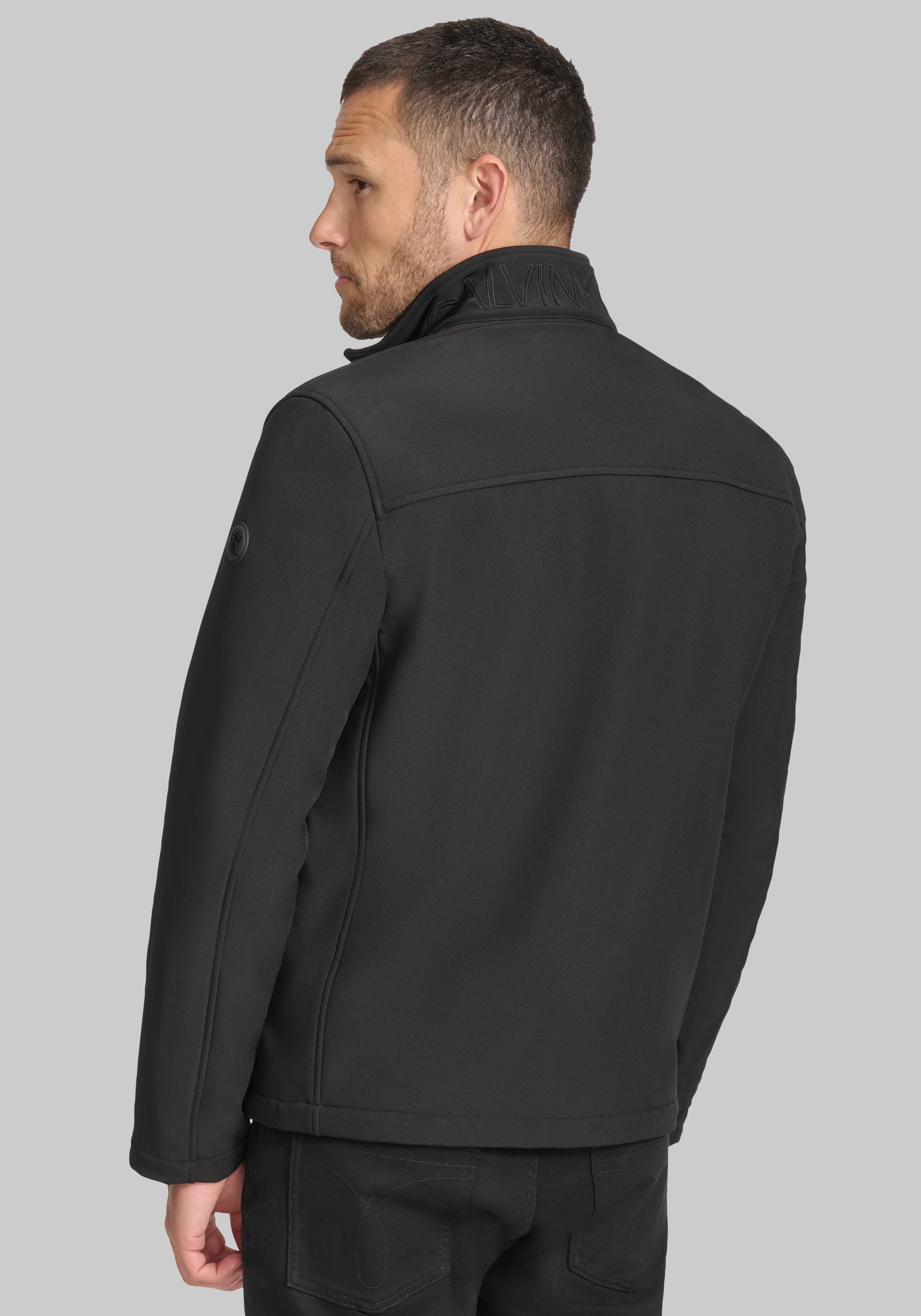 Calvin Klein Tailored Fit Classic Soft Shell Jacket