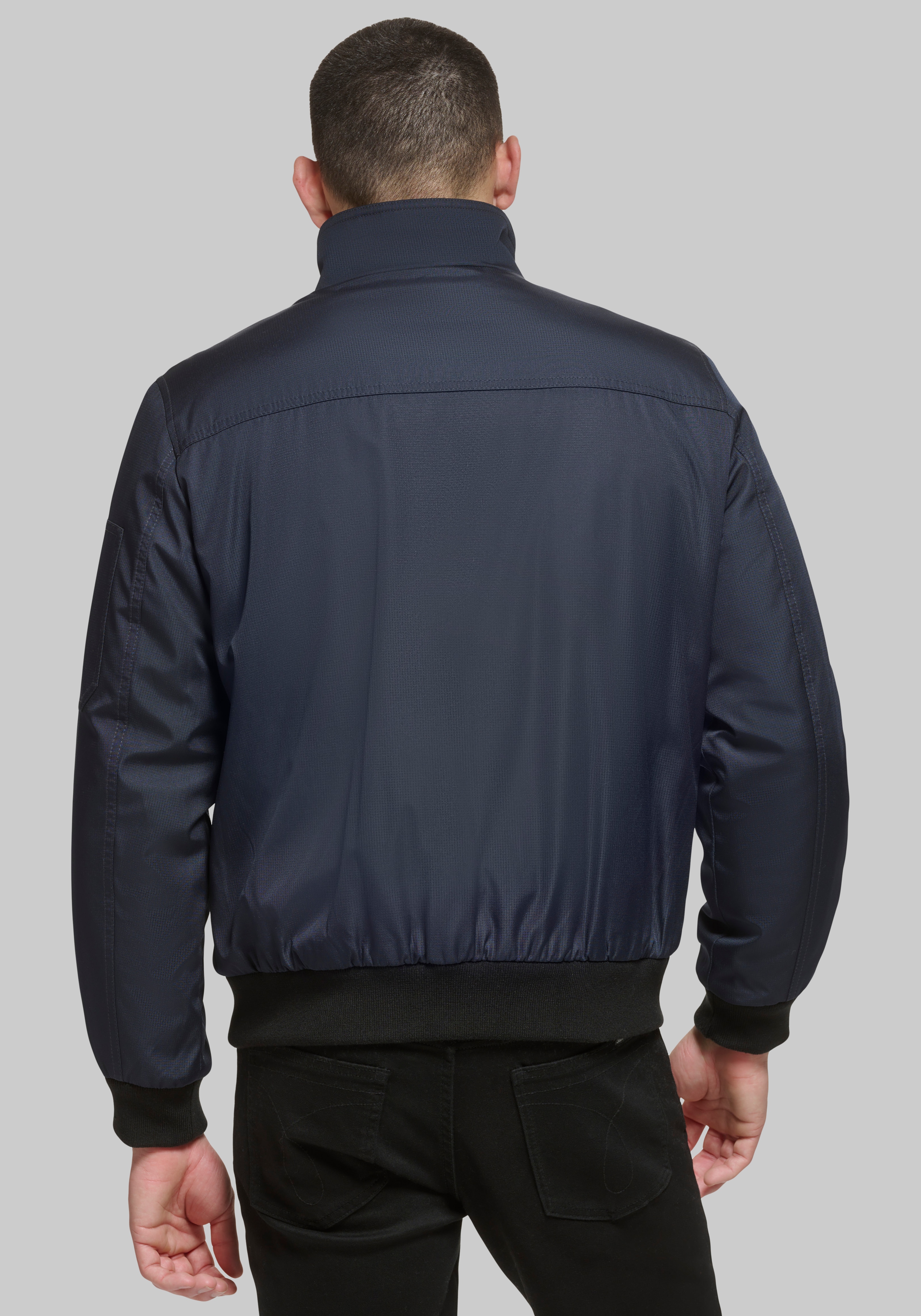 Calvin Klein Tailored Fit Classic Ripstop Bomber Jacket