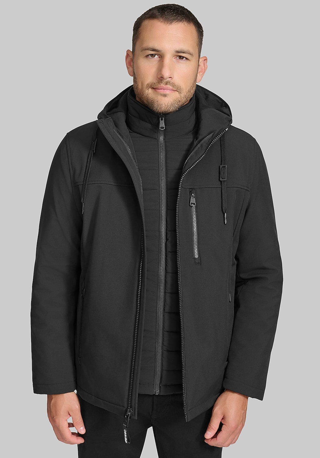 Calvin Klein Tailored Fit Soft Shell 3-in-1 Systems Jacket