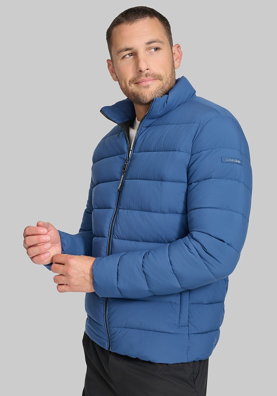 Calvin Klein Tailored Fit Stretch Puffer Jacket