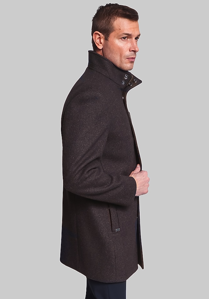 Hart Schaffner Marx Genoa Single-Breasted Coat - Wool Coats | Jos