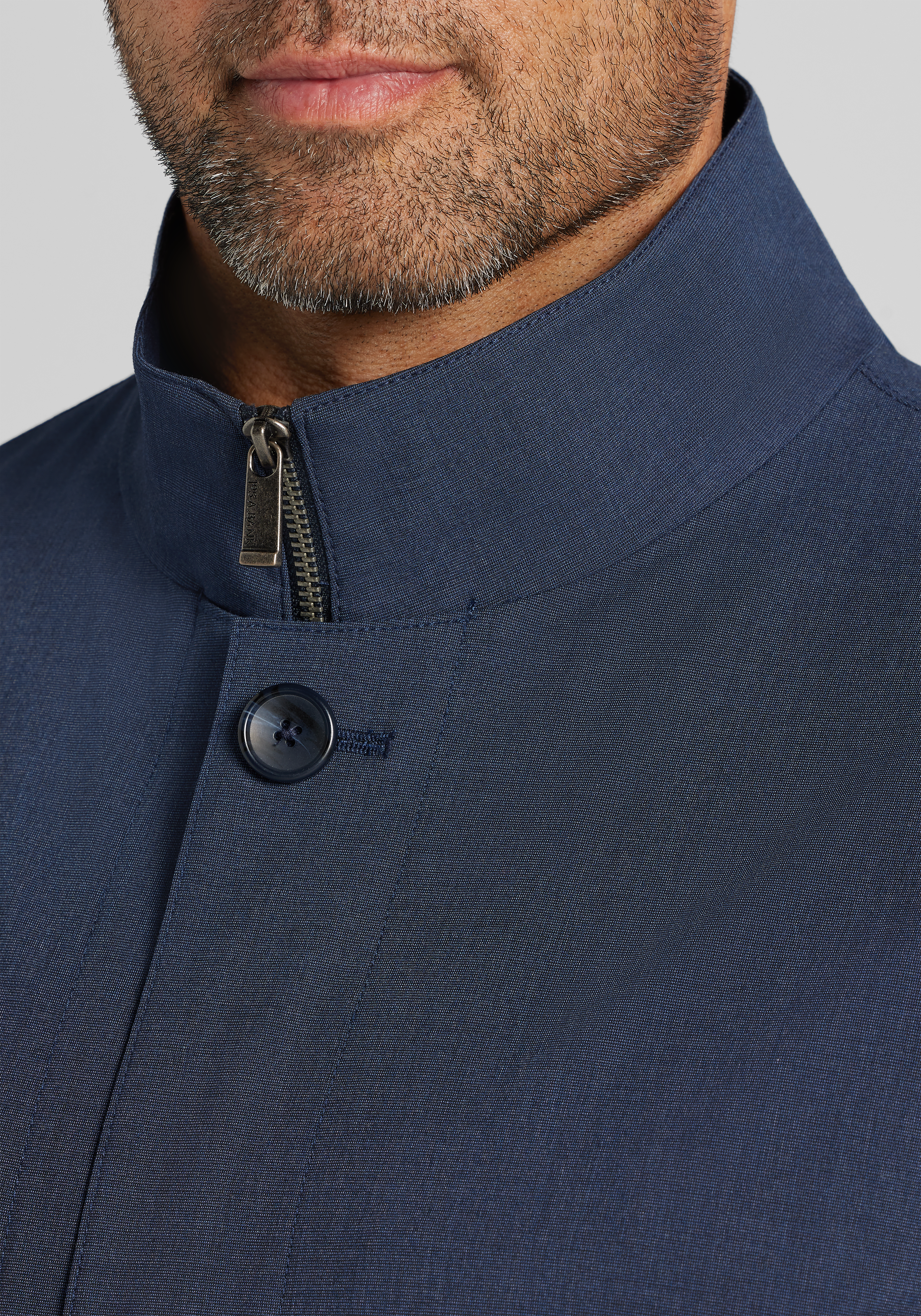 Jos. A. Bank Tailored Fit Stretch Field Rain Jacket