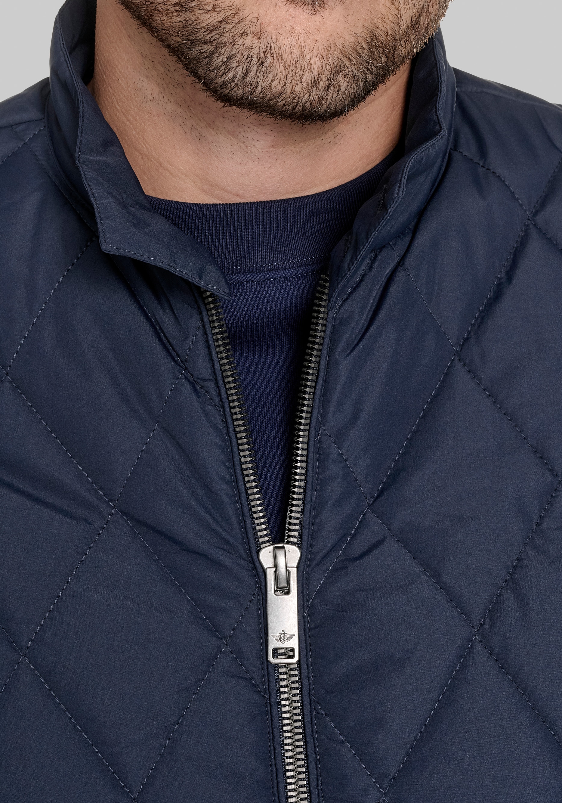 Dockers Traditional Fit Diamond Quilted Bomber Jacket