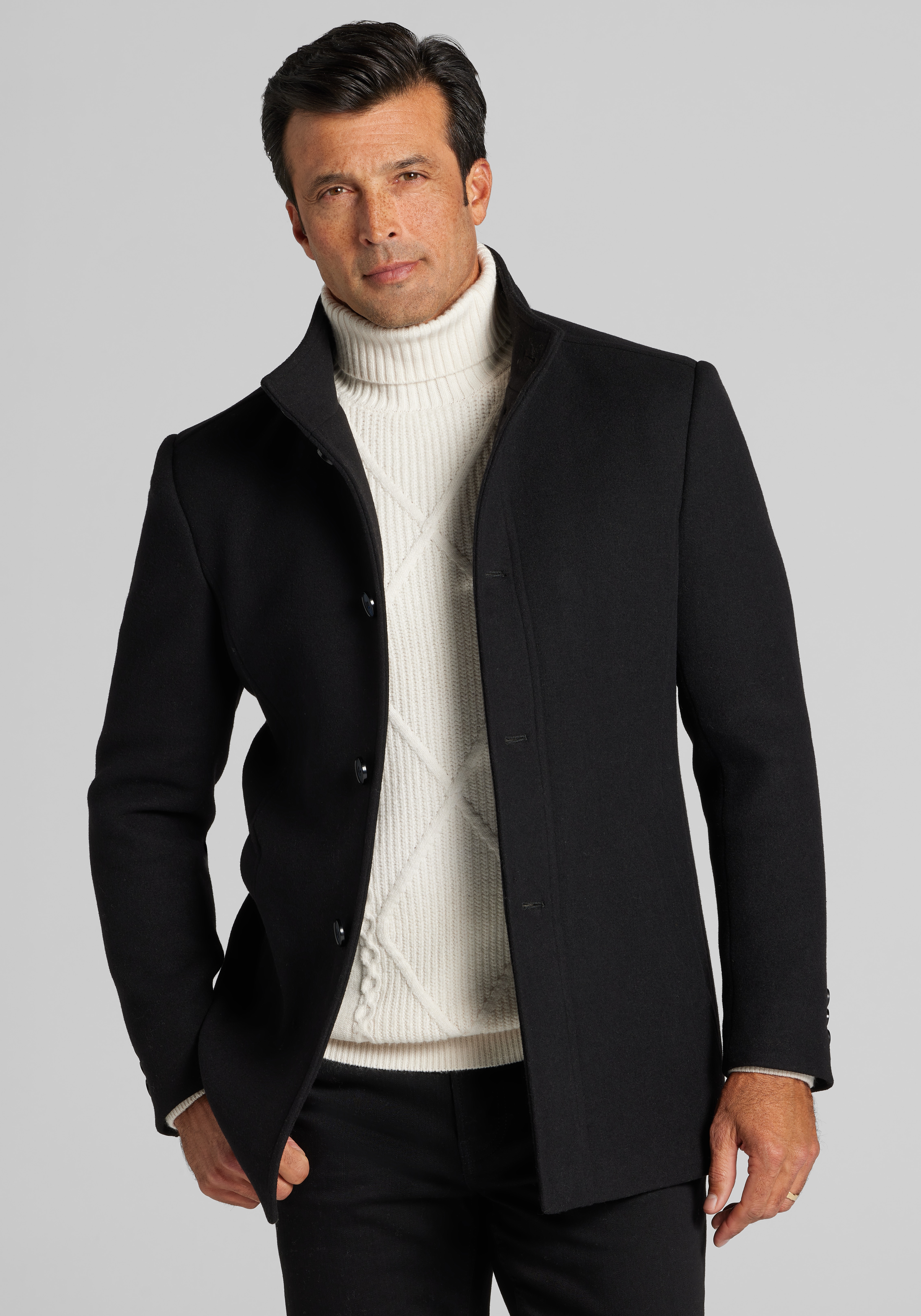 Jos. A. Bank Tailored Fit Roma Car Coat