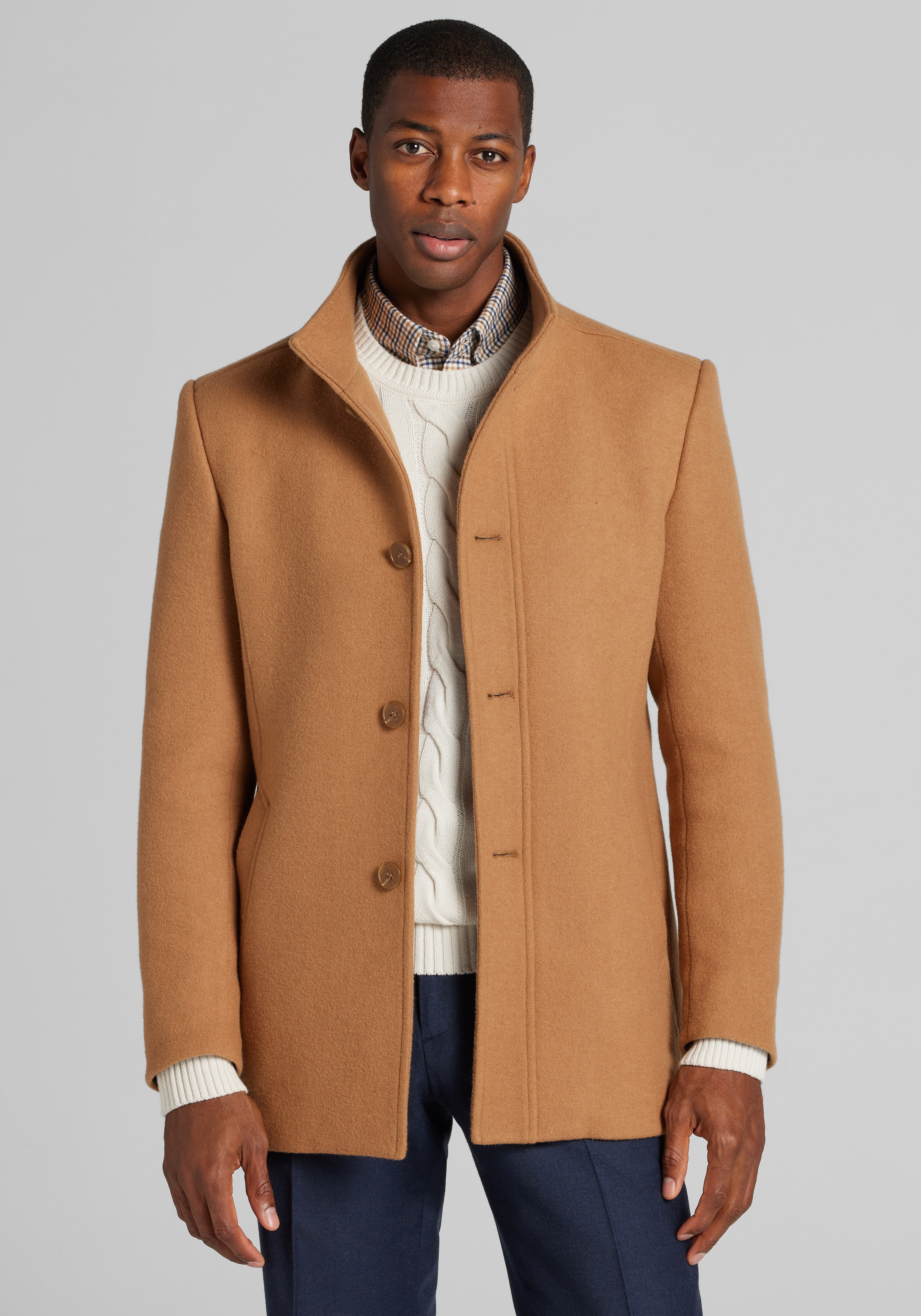 Men's Outerwear, Jos. A. Bank Tailored Fit Roma Car Coat - Big & Tall - Big & Tall - Jos A Bank