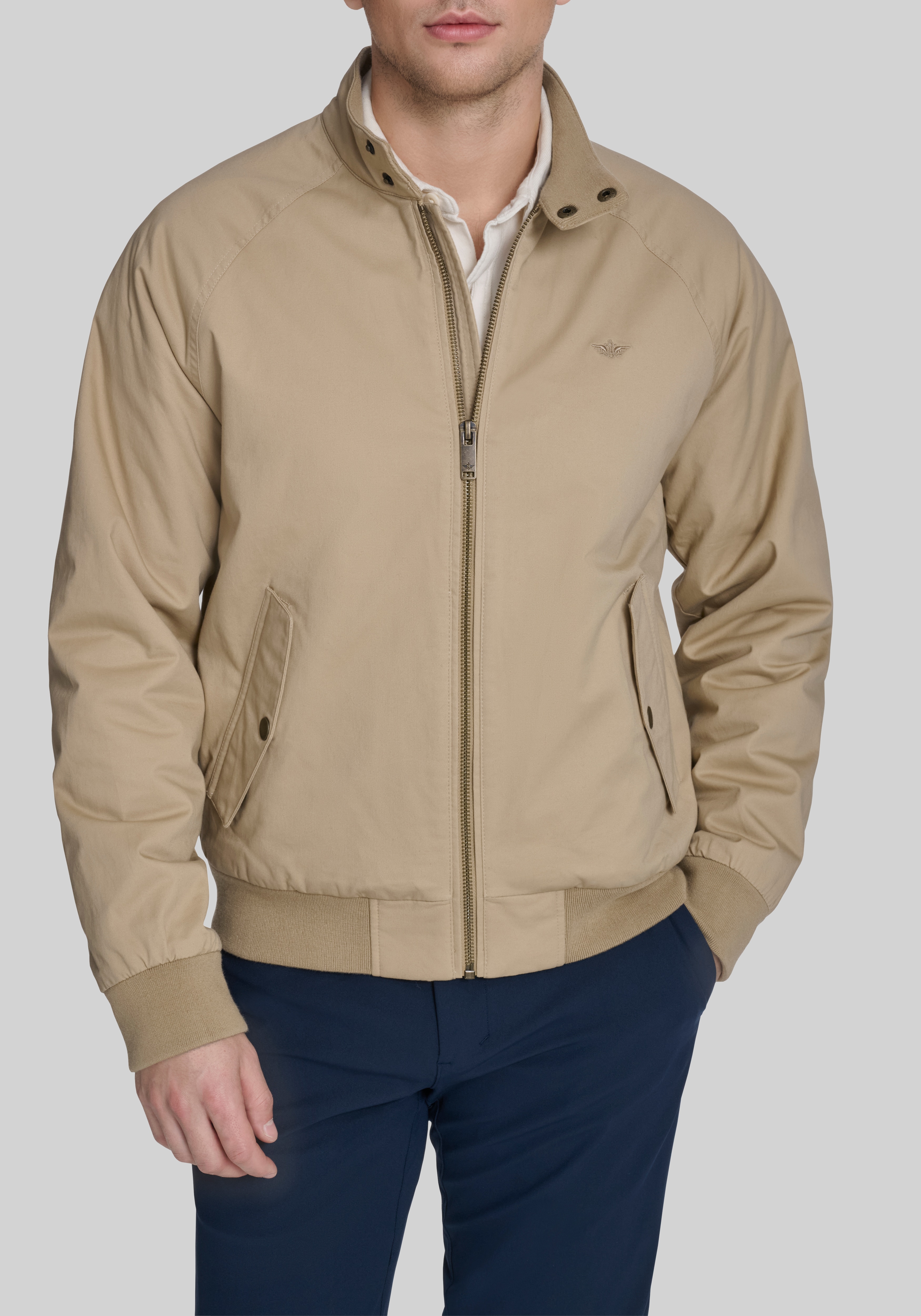 Men's New!, Dockers Tailored Fit Harrington Bomber Jacket - Jos A Bank