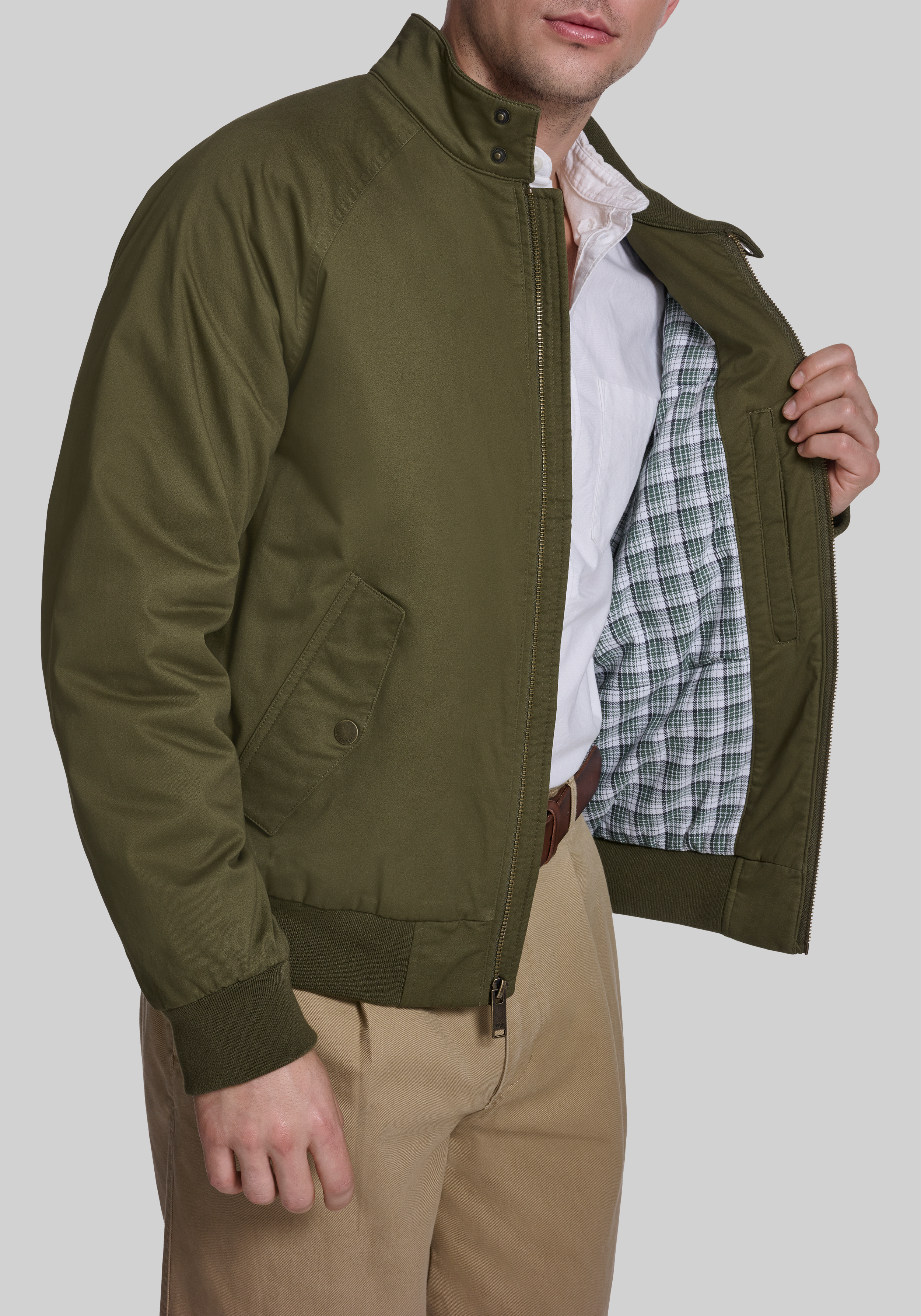 Dockers Tailored Fit Harrington Bomber Jacket