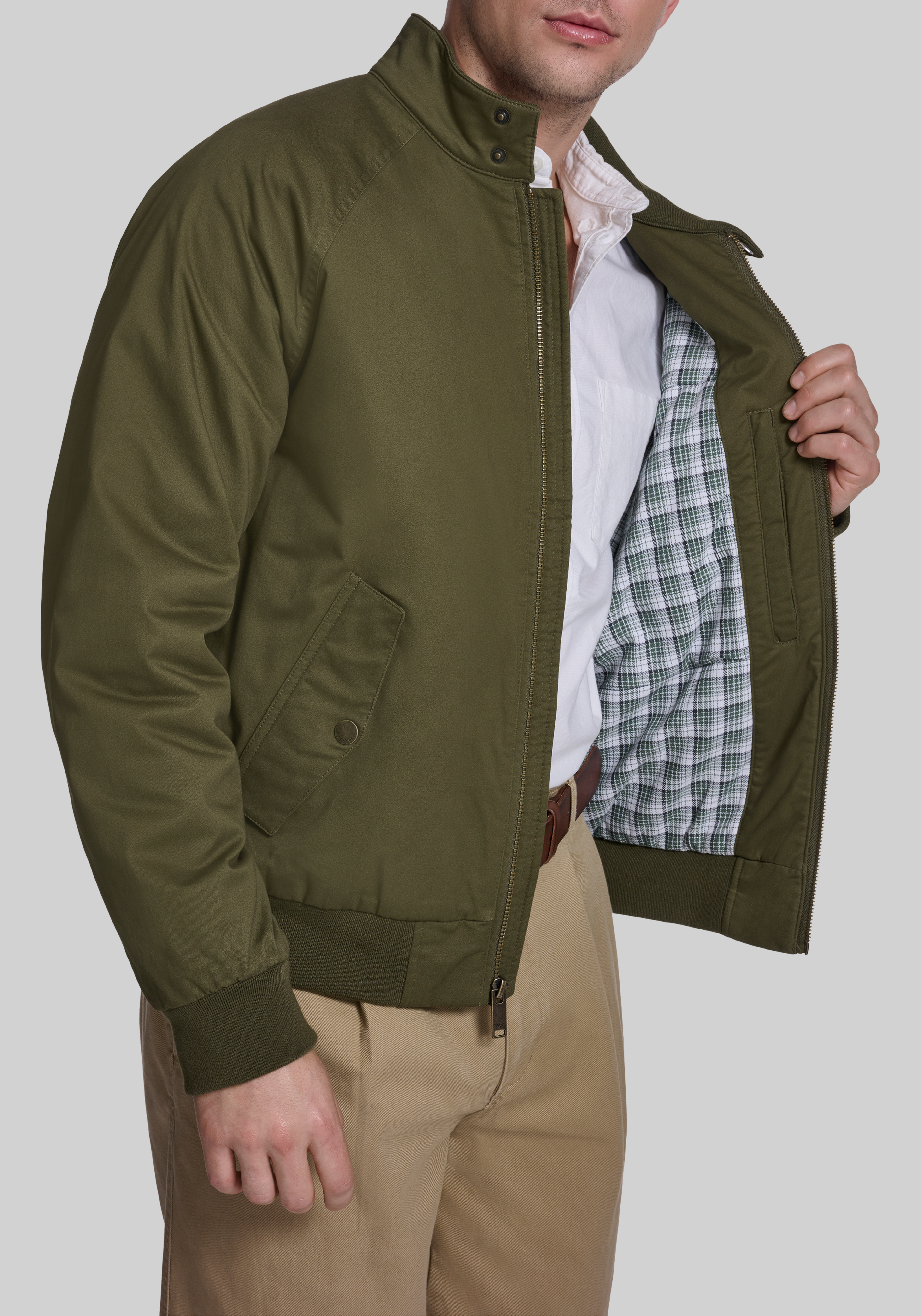 Dockers Tailored Fit Harrington Bomber Jacket