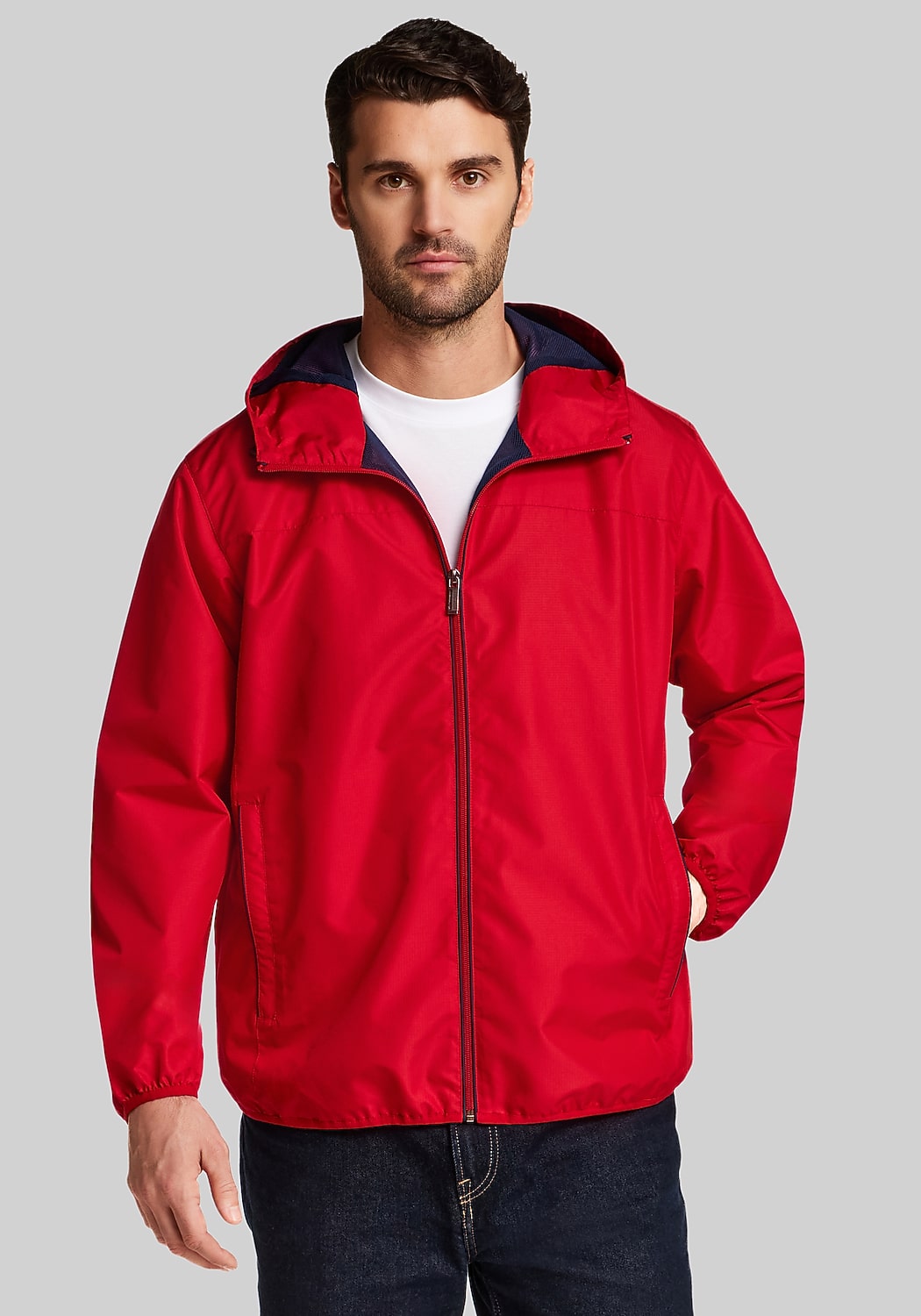 Weatherproof Vintage Tailored Fit Hooded Ripstop Windbreaker