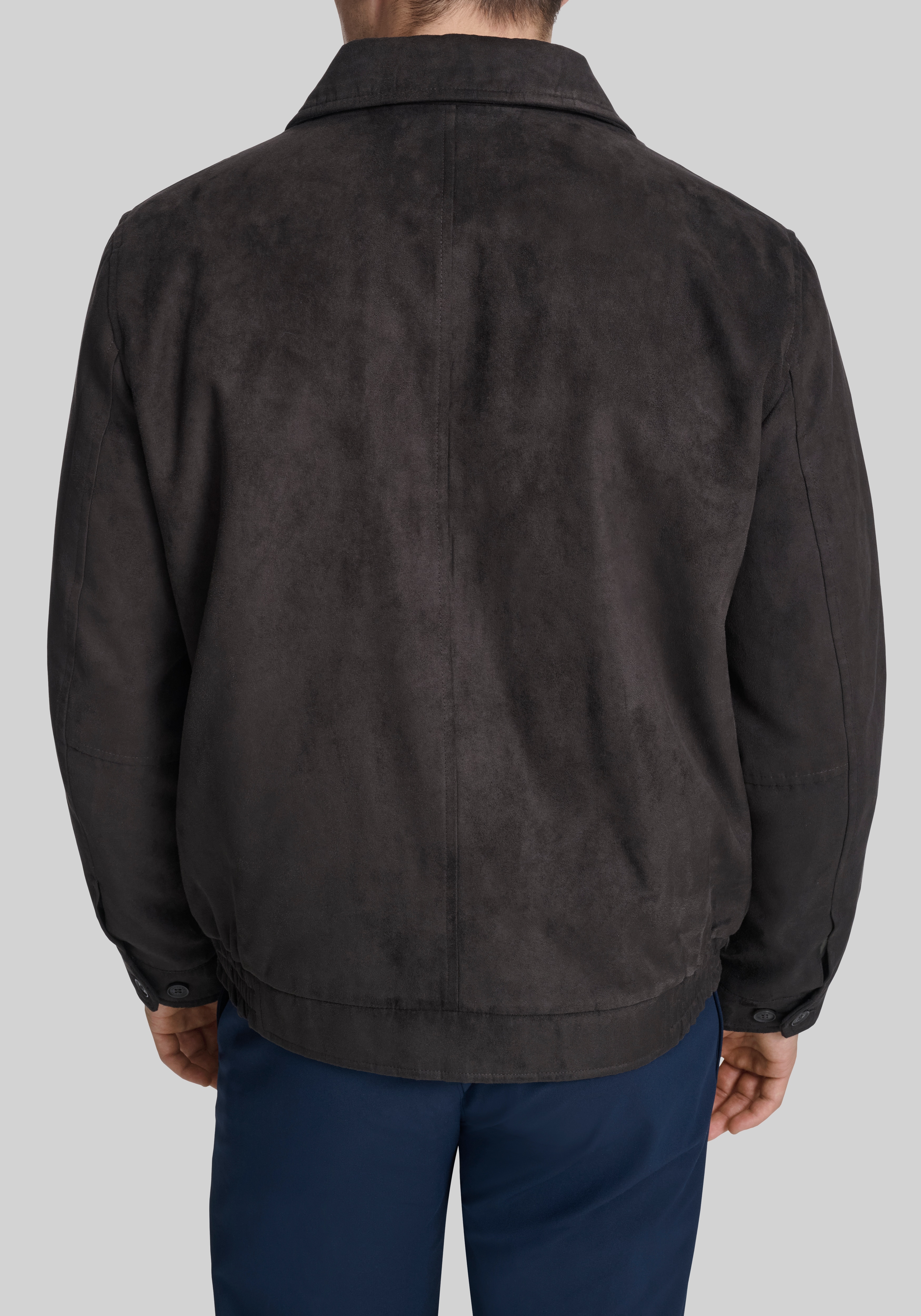 Dockers Tailored Fit Faux Suede Laydown Collar Jacket