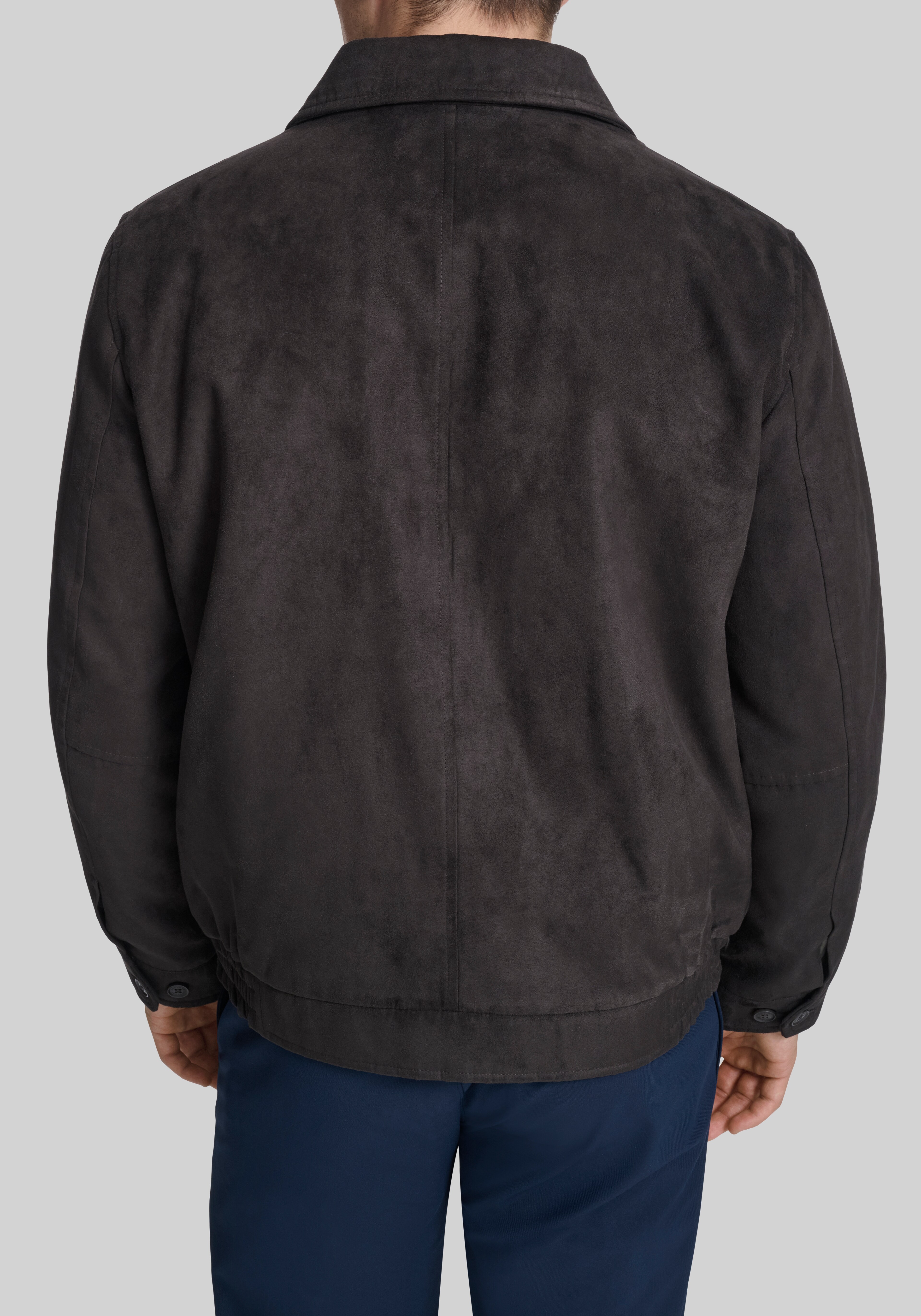 Dockers Tailored Fit Faux Suede Laydown Collar Jacket