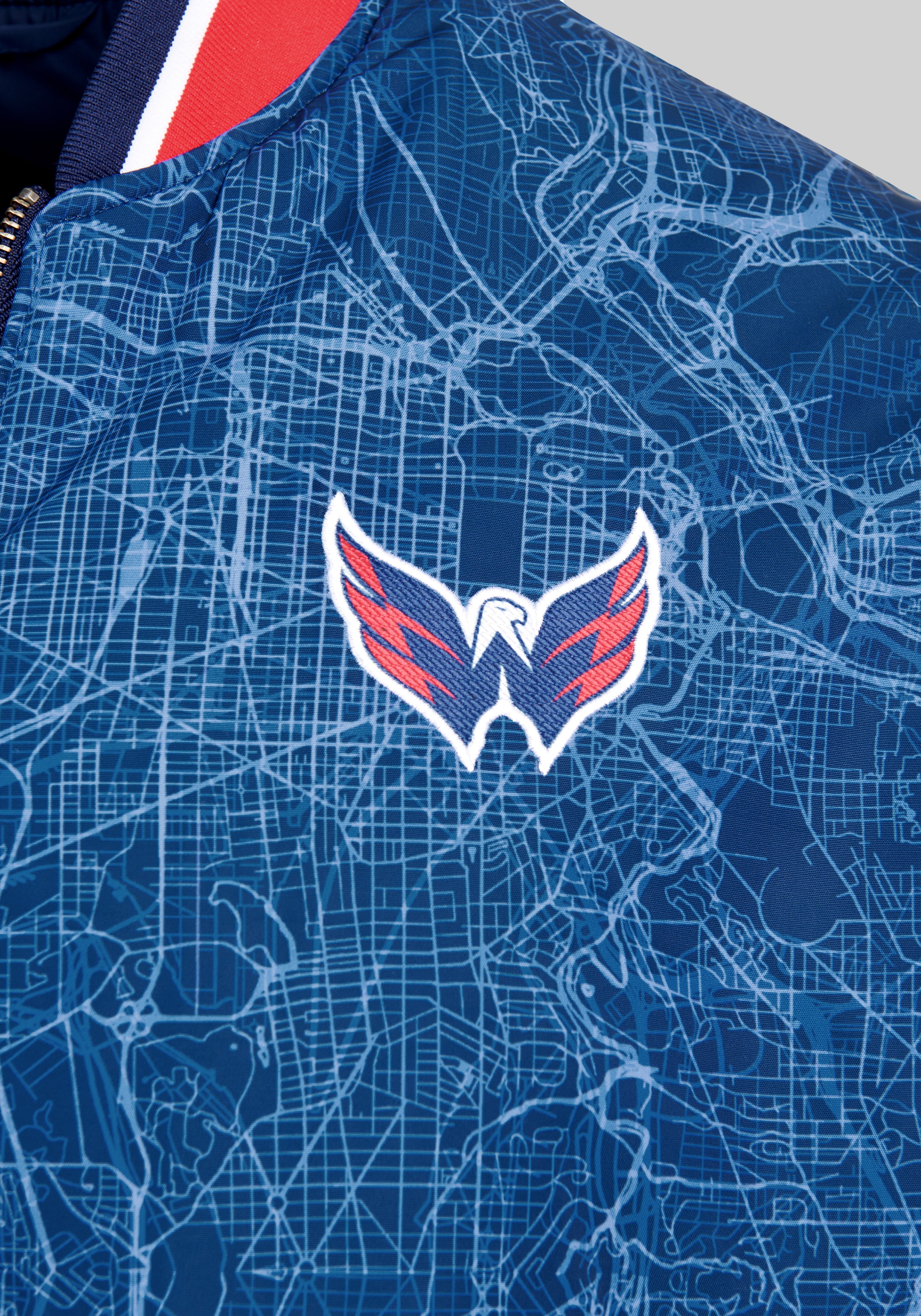 NHL® Washington Capitals Tailored Fit Reversible Bomber