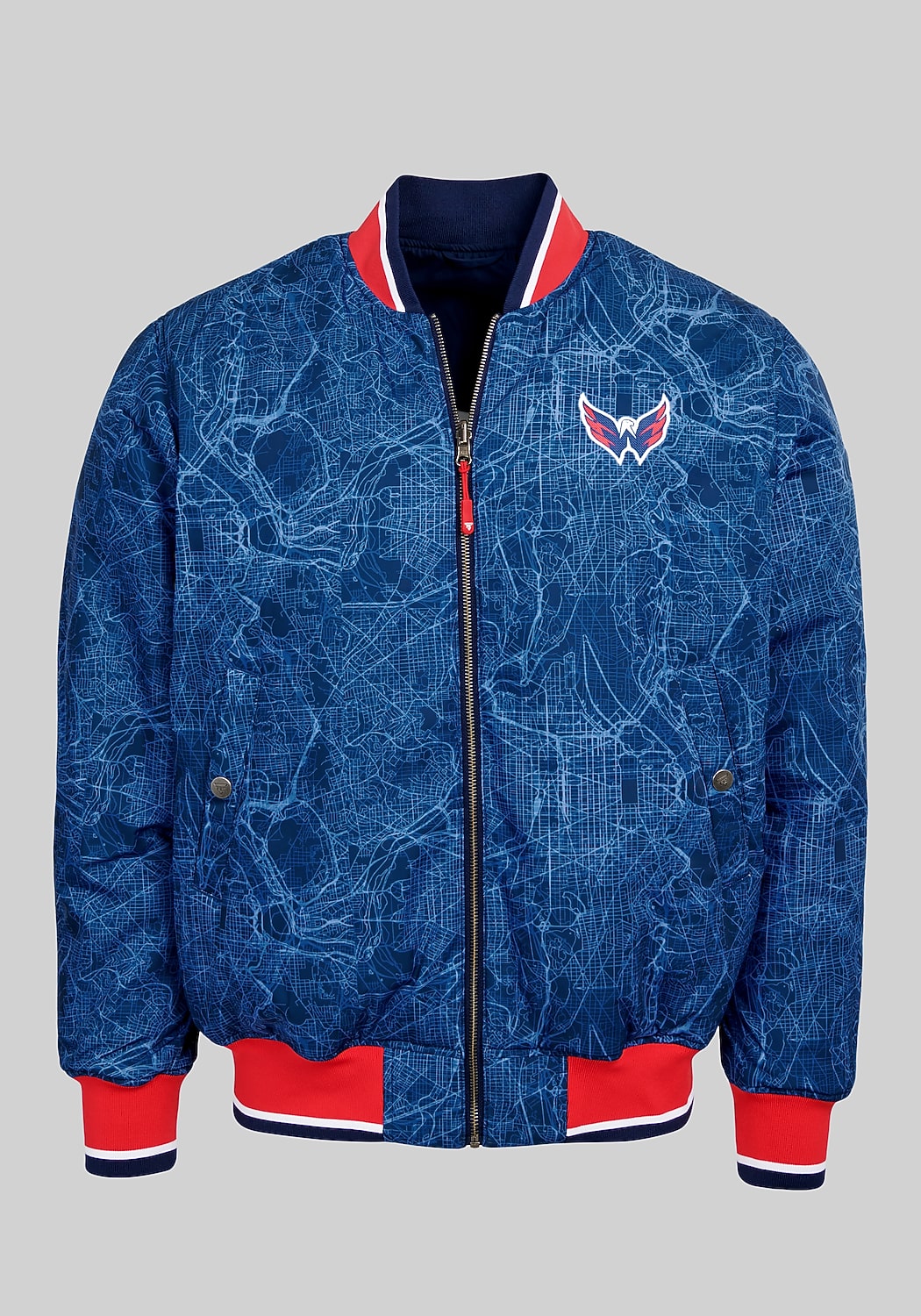 NHL® Washington Capitals Tailored Fit Reversible Bomber