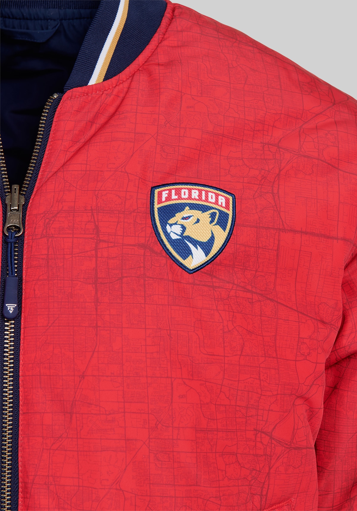 NHL® Florida Panthers Tailored Fit Reversible Bomber