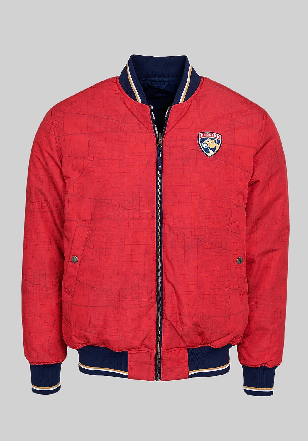 NHL® Florida Panthers Tailored Fit Reversible Bomber