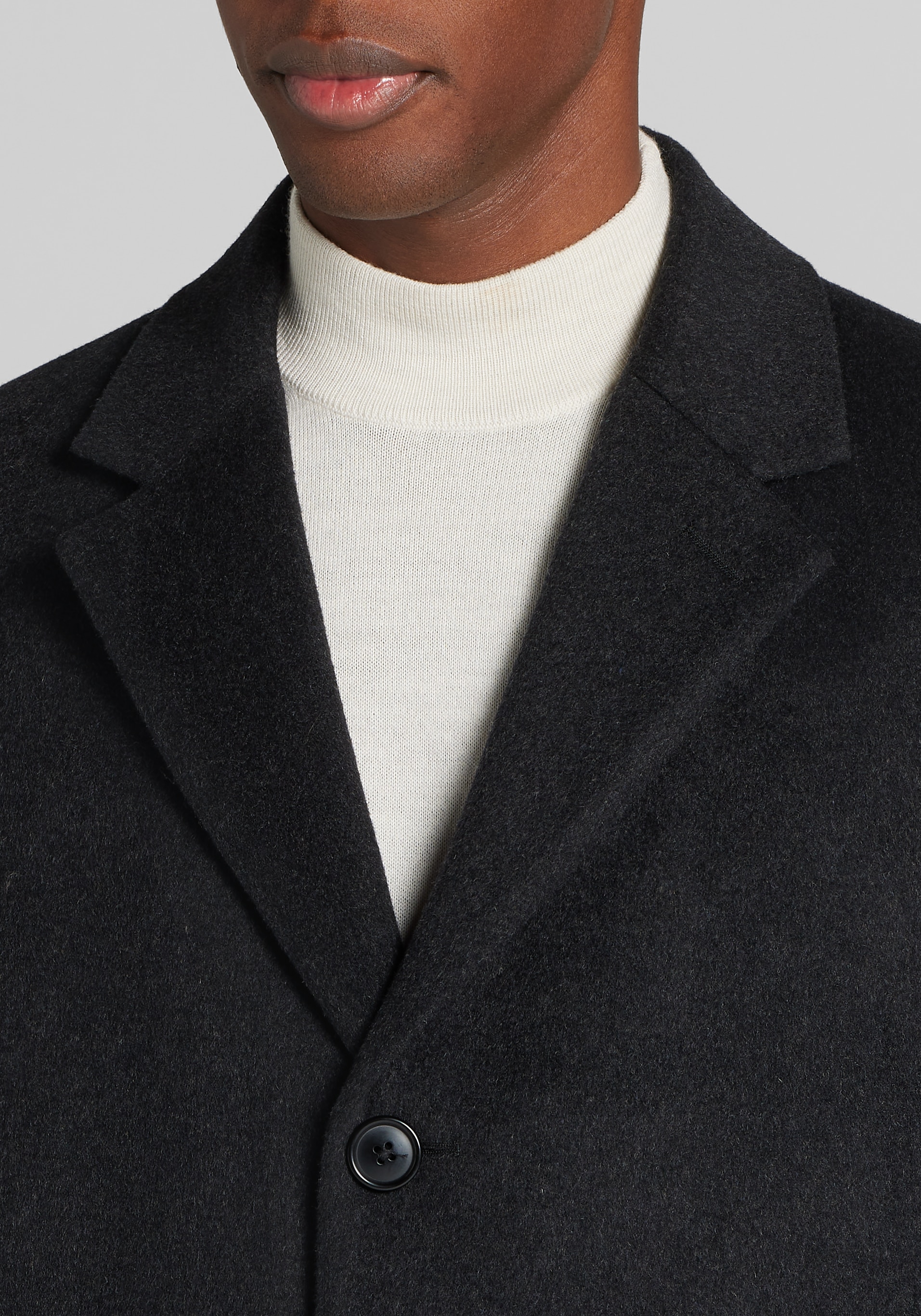 Jos. A. Bank Traditional Fit Wool Blend Topcoat