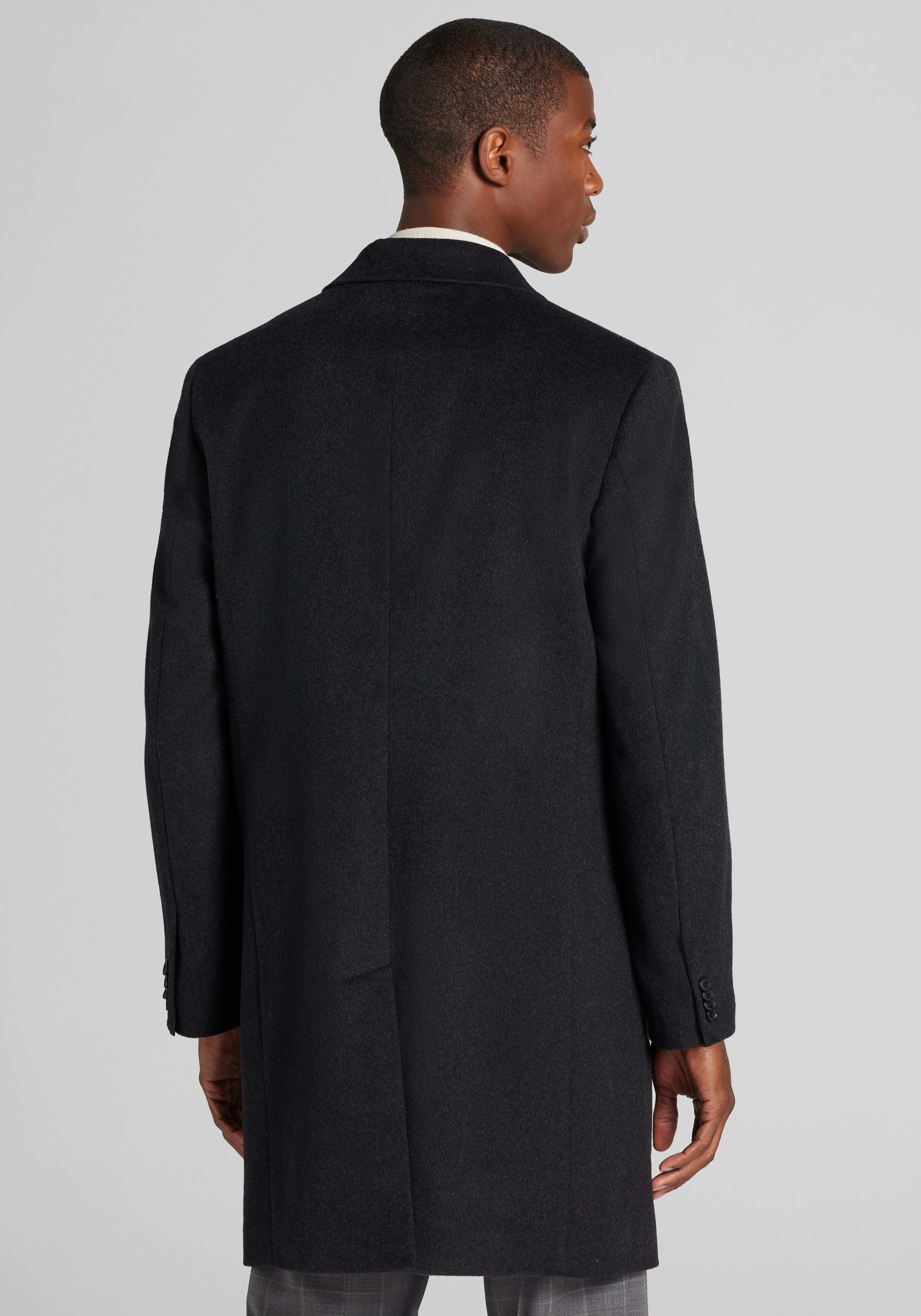 Jos. A. Bank Traditional Fit Wool Blend Topcoat