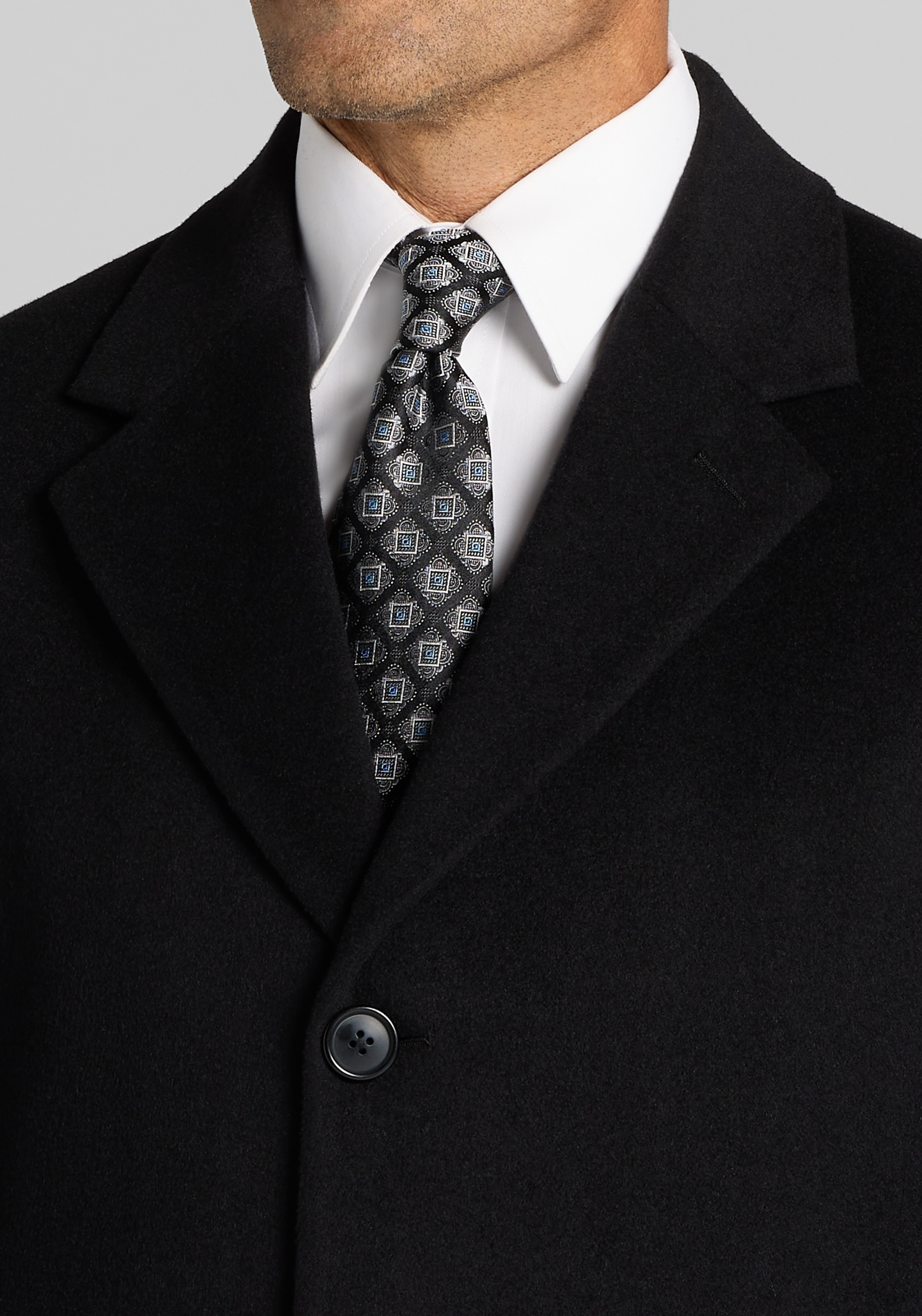 Jos. A. Bank Traditional Fit Knee Length Topcoat